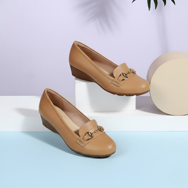 J.Fontini Women Tan Casual Ballerinas