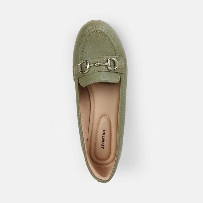 J.Fontini Women Green Casual Ballerinas (SKU: 75-170-21-37)