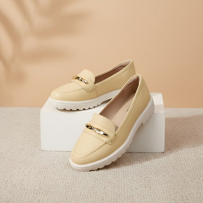 J.Fontini Women Yellow Casual Loafers (SKU: 75-171-33-38)