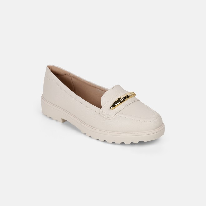 J.Fontini Women Off-white Casual Loafers (SKU: 75-171-66-36)