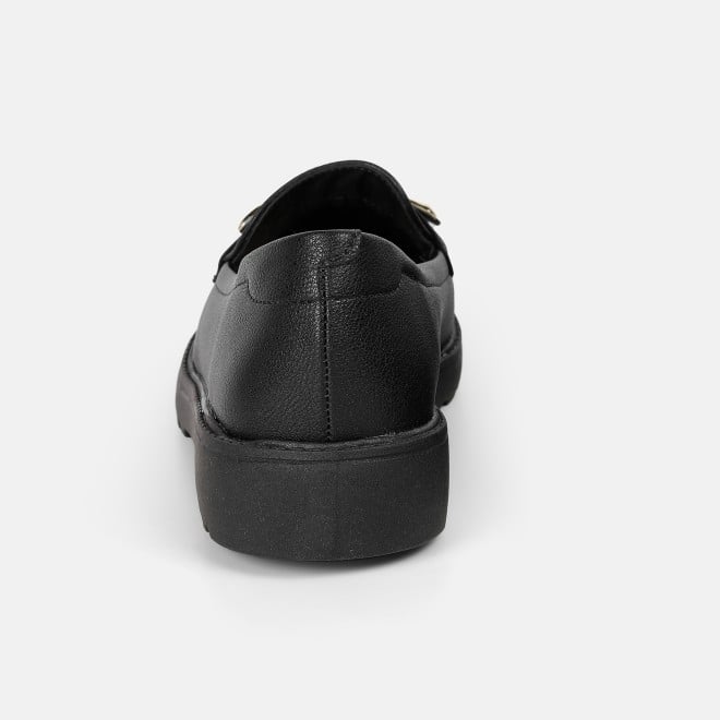 J.Fontini Women Black Casual Loafers (SKU: 75-171-11-37)