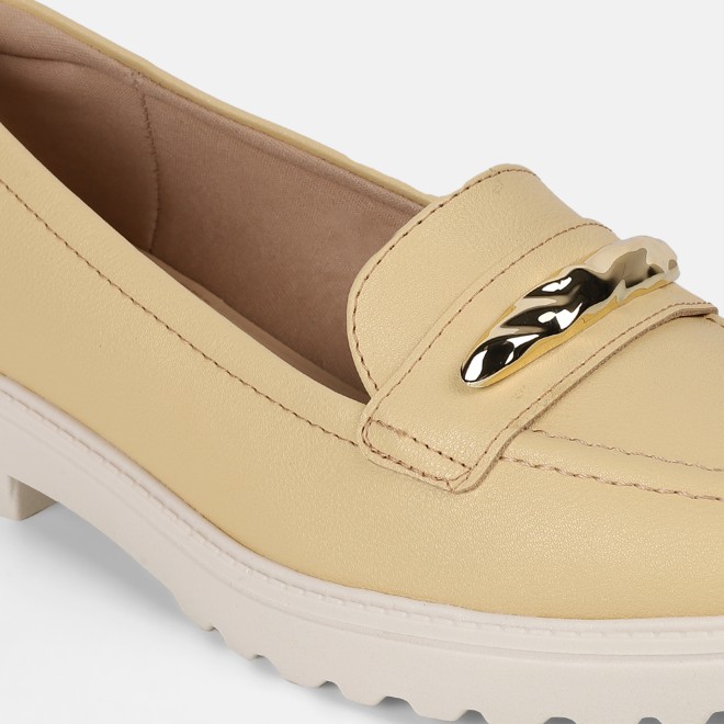J.Fontini Women Yellow Casual Loafers (SKU: 75-171-33-38)