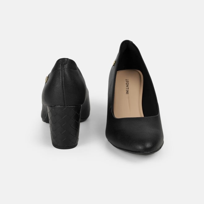 J.Fontini Women Black Formal Pumps (SKU: 75-172-11-36)