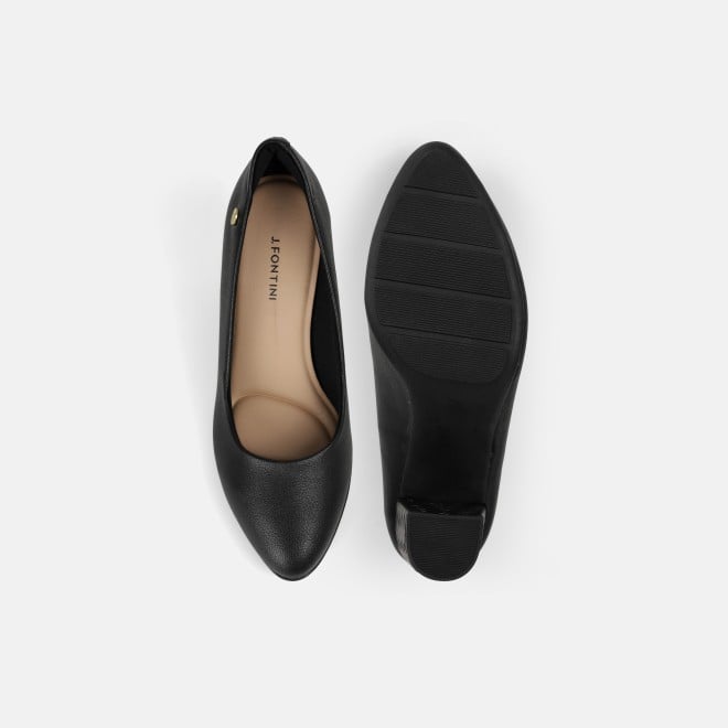 J.Fontini Women Black Formal Pumps (SKU: 75-172-11-36)