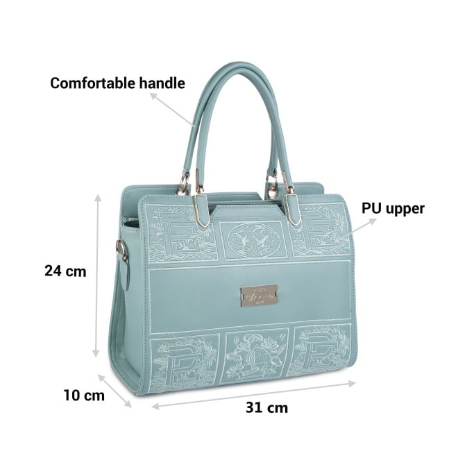 Cheemo Women Green Satchel Bag (SKU: 77-144-21-10)