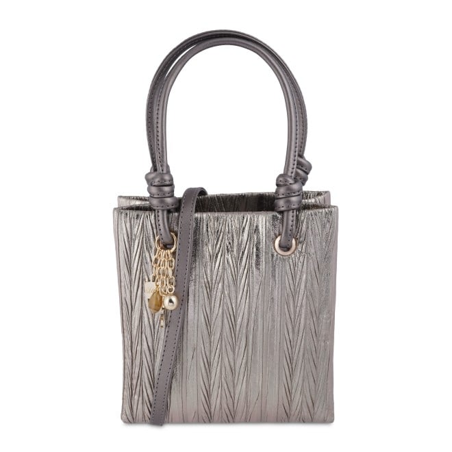 Mochi Women Gun-Metal Hand Bags Satchel Bags (SKU: 77-147-29-10)