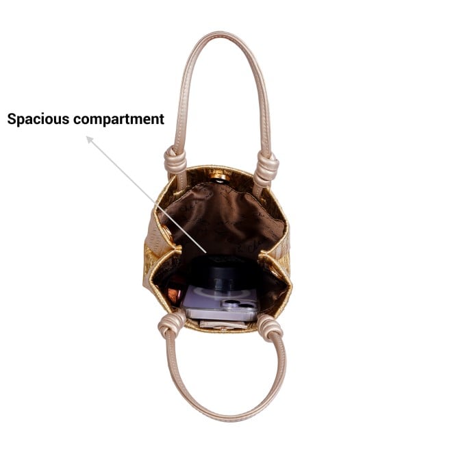 Mochi Women Gold Hand Bags Satchel Bags (SKU: 77-147-15-10)