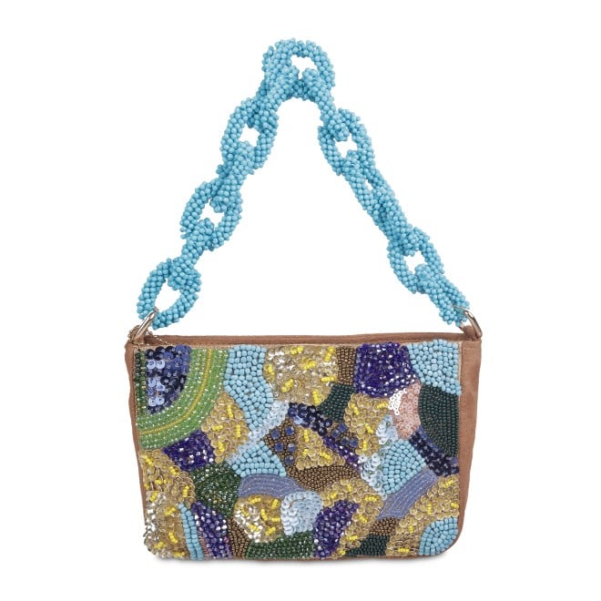 Cheemo Women Blue Shoulder Bag (SKU: 77-153-45-10)