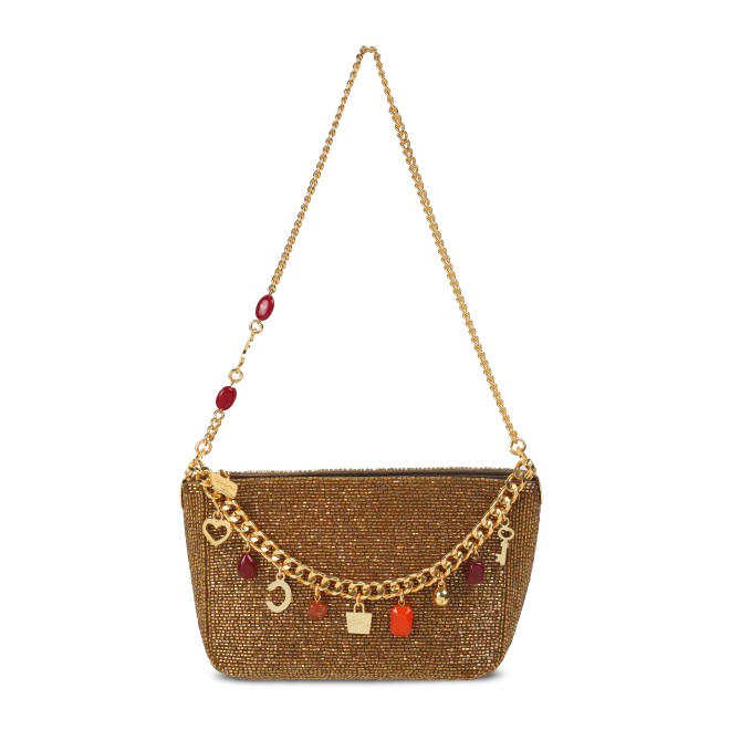 Cheemo Women Gold Shoulder Bag (SKU: 77-171-15-10)