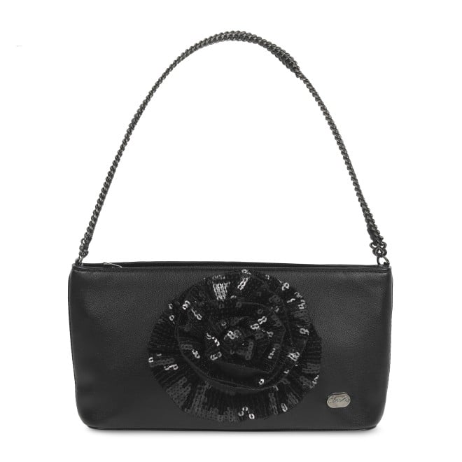 Cheemo Women Black Shoulder Bag (SKU: 77-175-11-10)