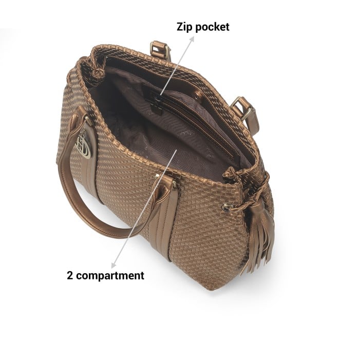 Mochi Women Bronze Hand Bags Satchel Bags (SKU: 77-192-46-10)