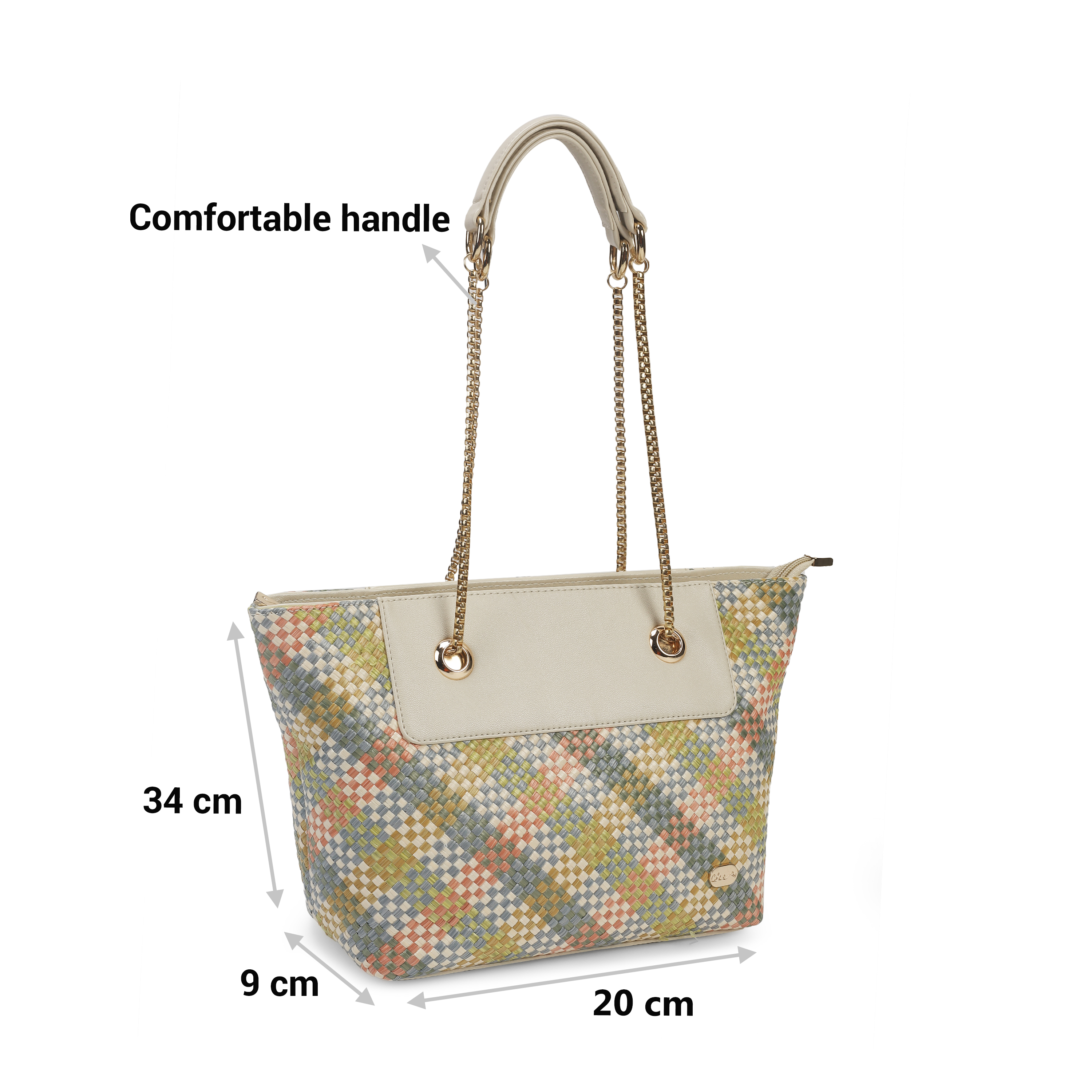 Cheemo Women Beige-multi Shoulder Bag (SKU: 77-193-63-10)