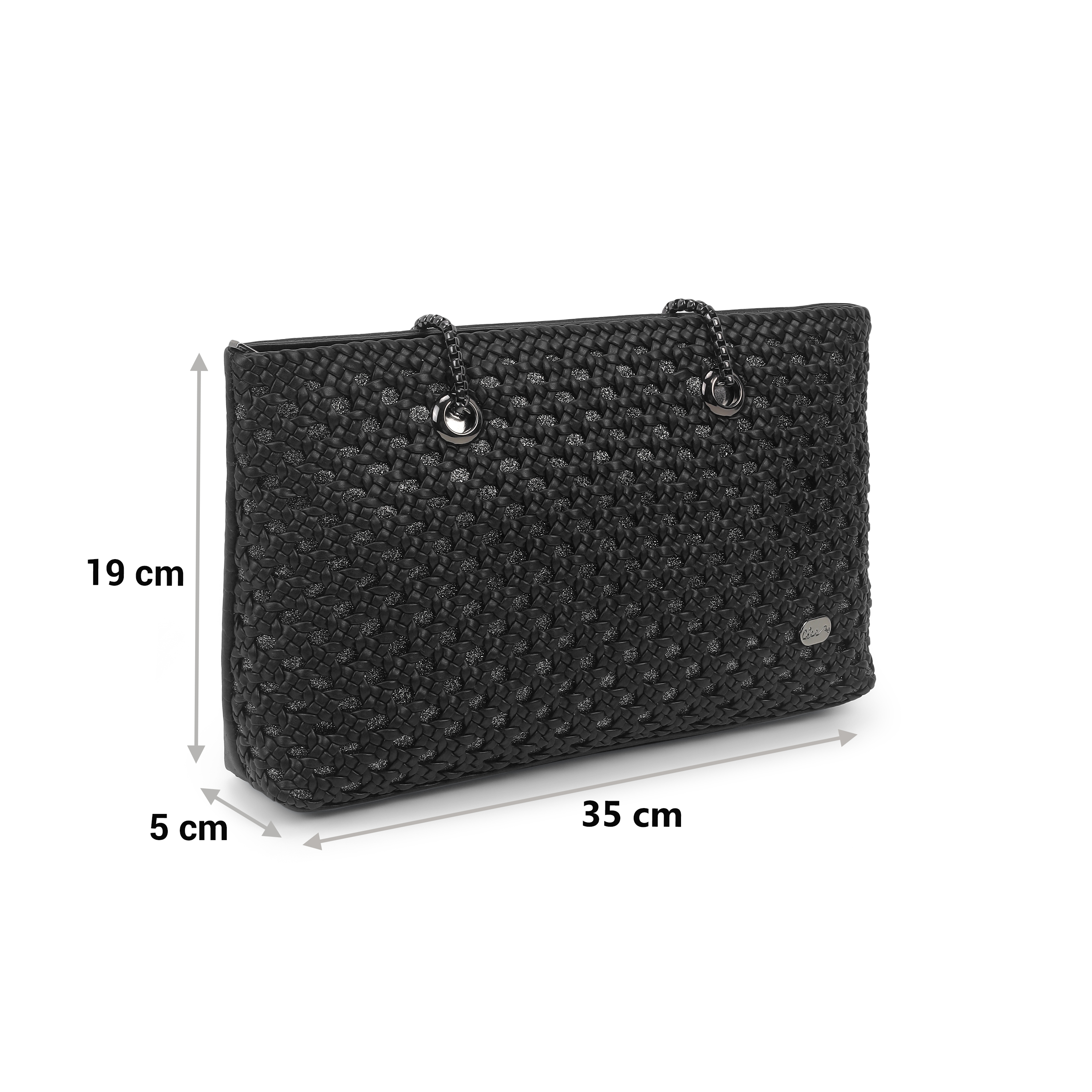 Cheemo Women Black Shoulder Bag (SKU: 77-198-11-10)