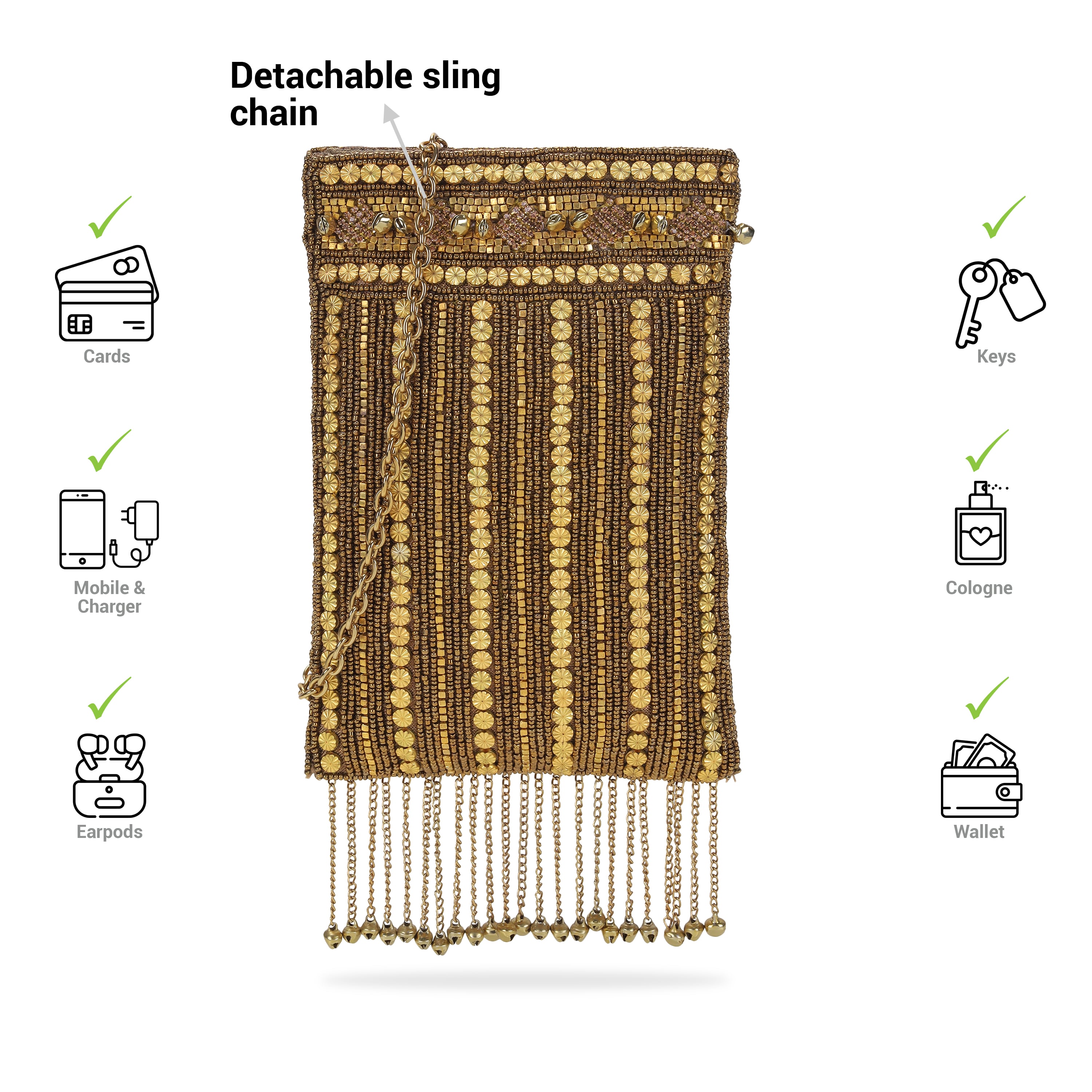 Cheemo Women Antic-gold Mobile Cover (SKU: 77-199-28-10)