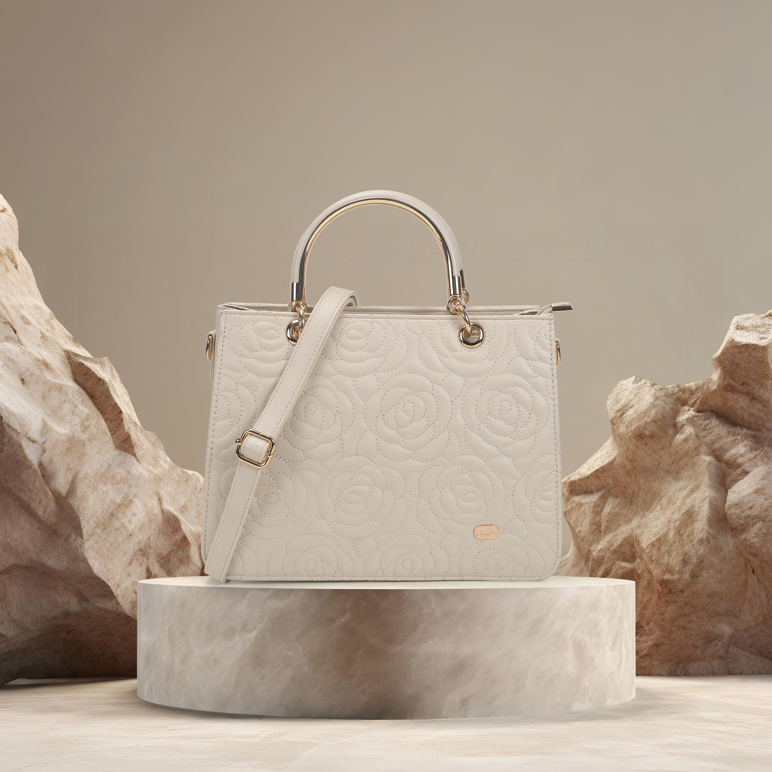 Cheemo Women Off-white Satchel Bag (SKU: 77-200-66-10)