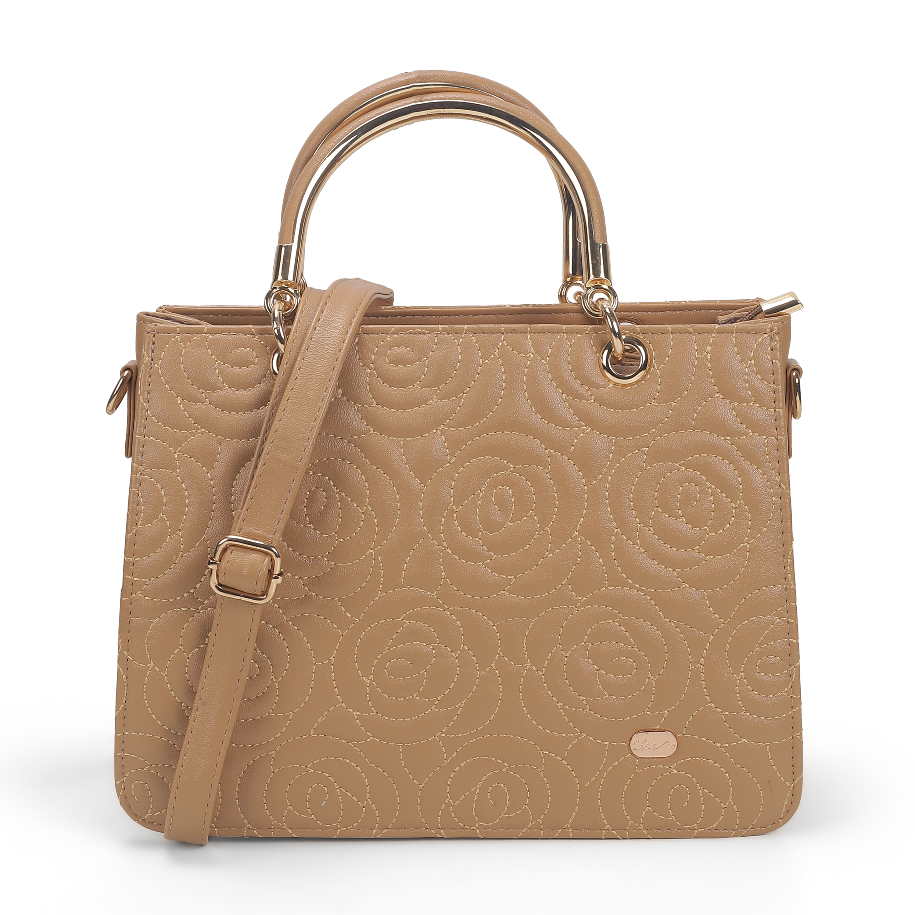 Cheemo Women Rose-gold Satchel Bag (SKU: 77-200-22-10)