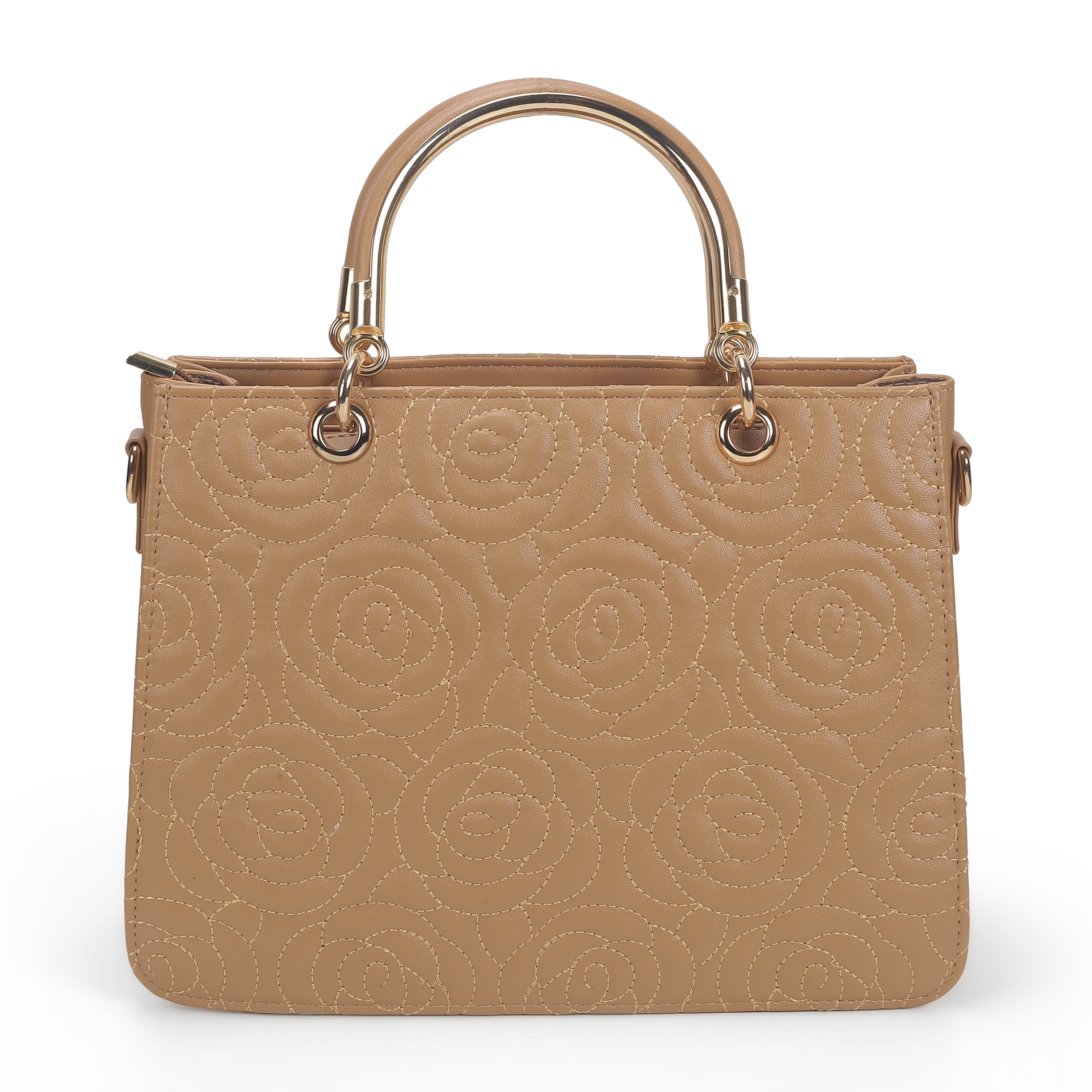 Cheemo Women Rose-gold Satchel Bag (SKU: 77-200-22-10)