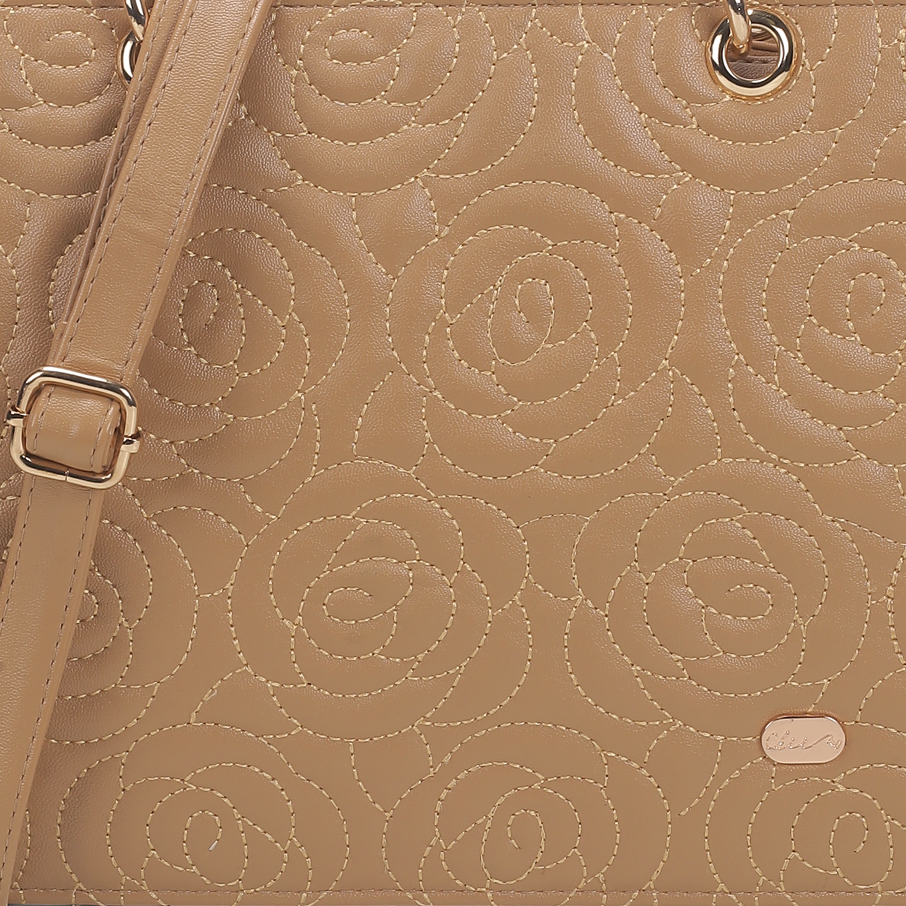 Cheemo Women Rose-gold Satchel Bag (SKU: 77-200-22-10)