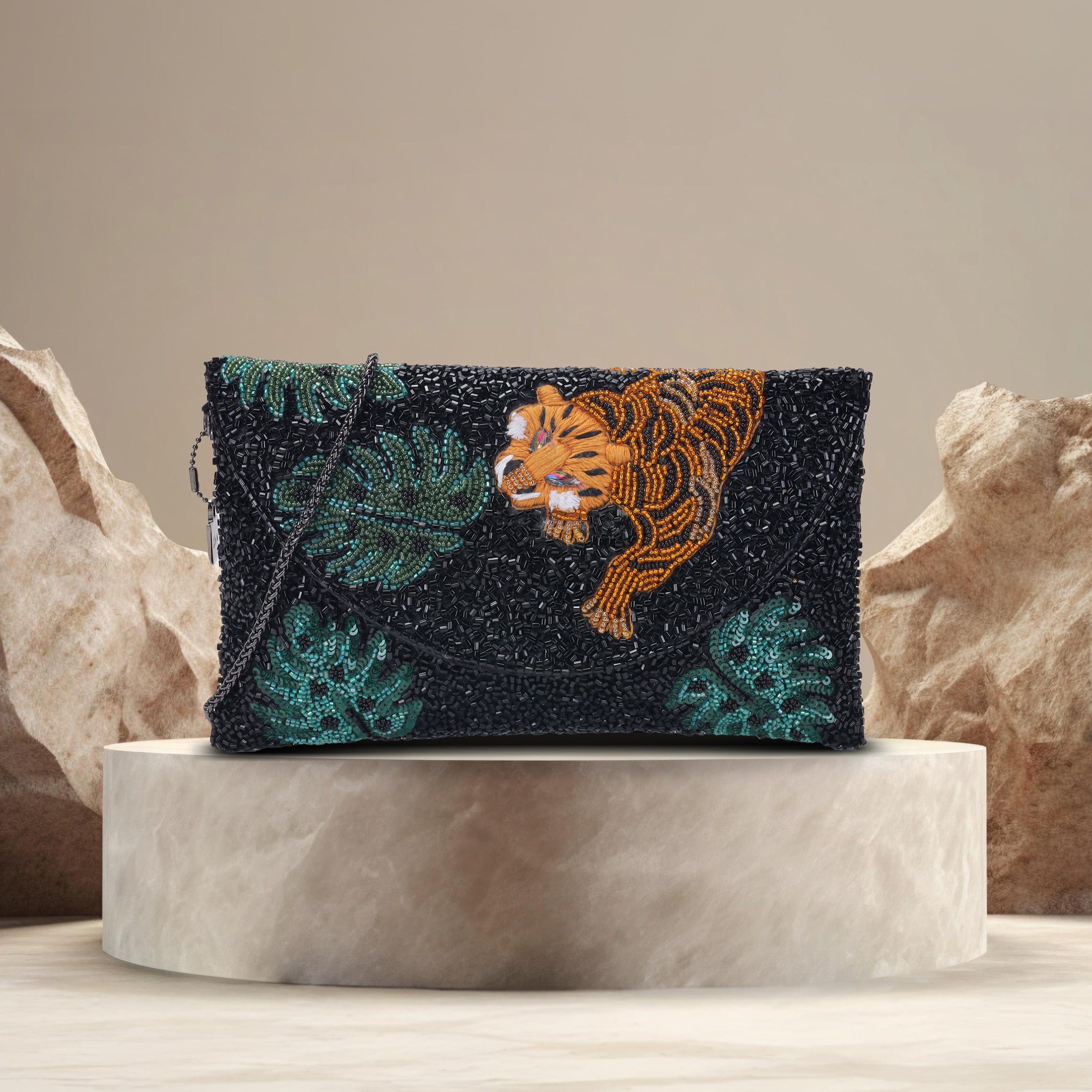 Cheemo Women Black Evening Bag