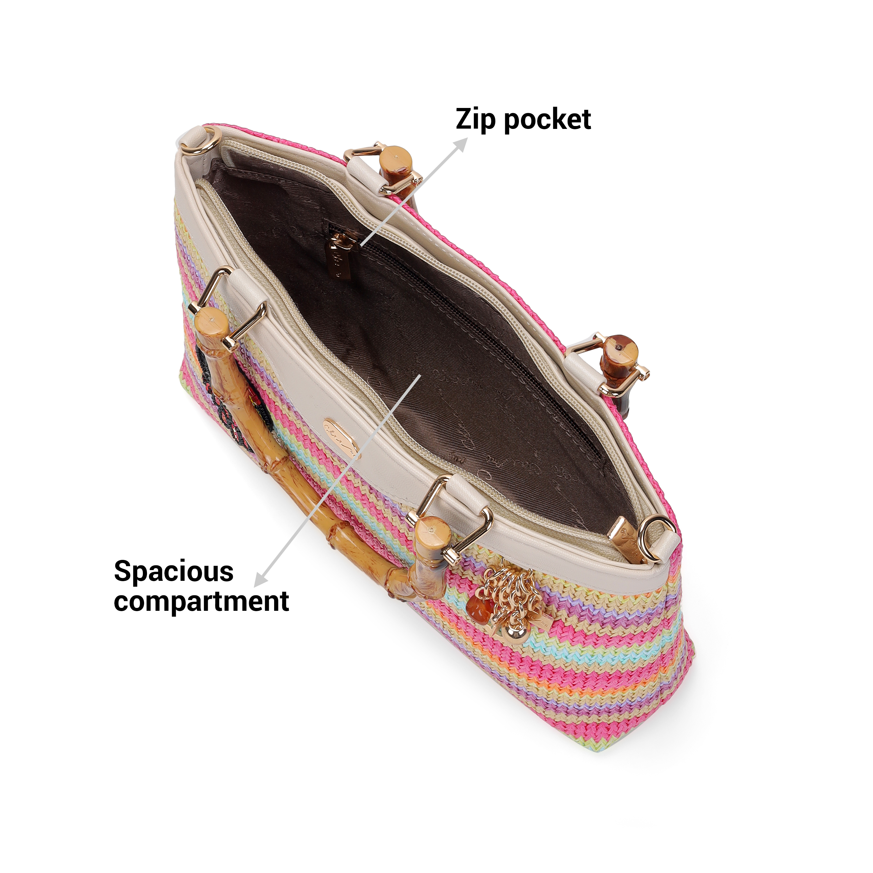 Cheemo Women Multi Satchel Bag (SKU: 77-211-13-10)