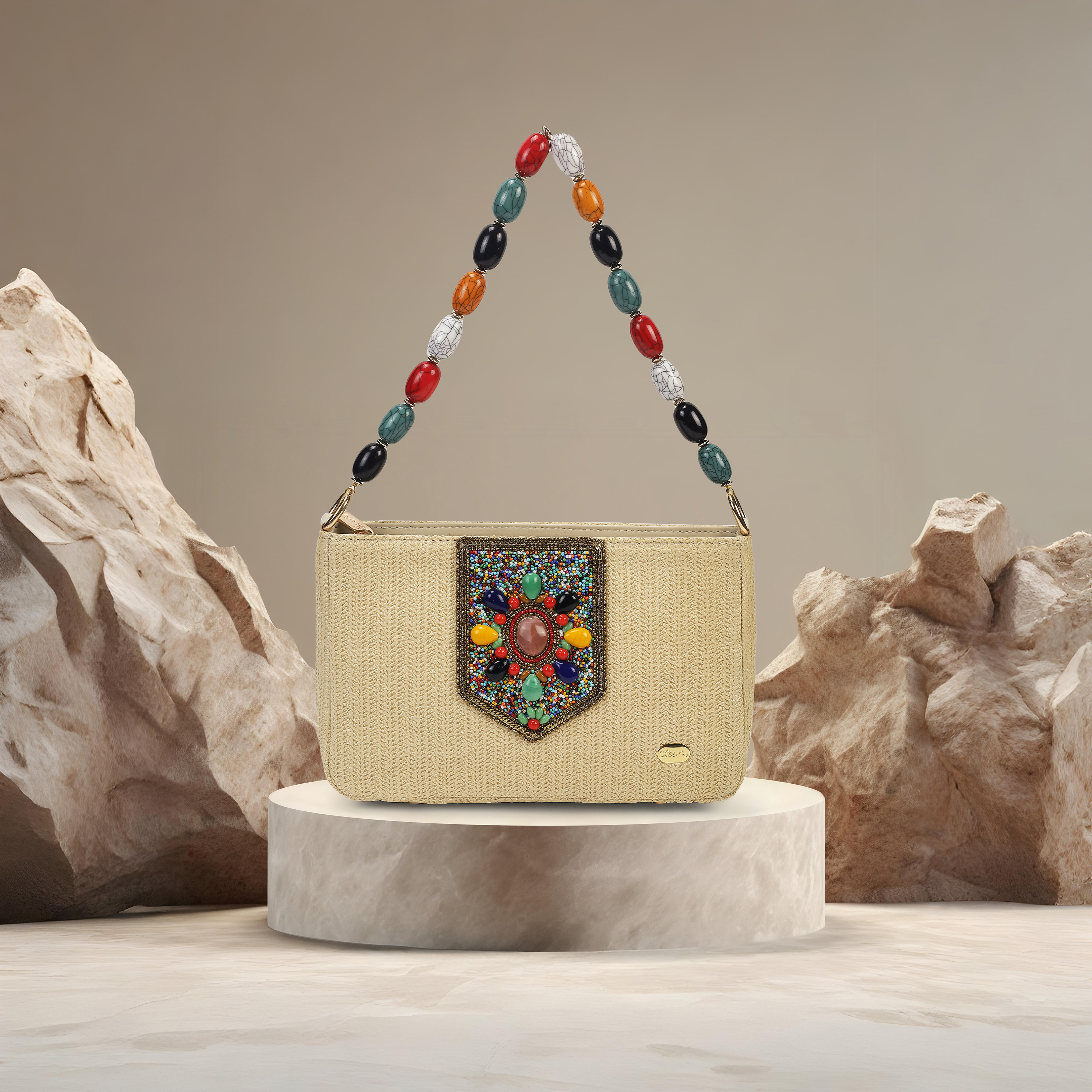 Women Off-white Shoulder Bag