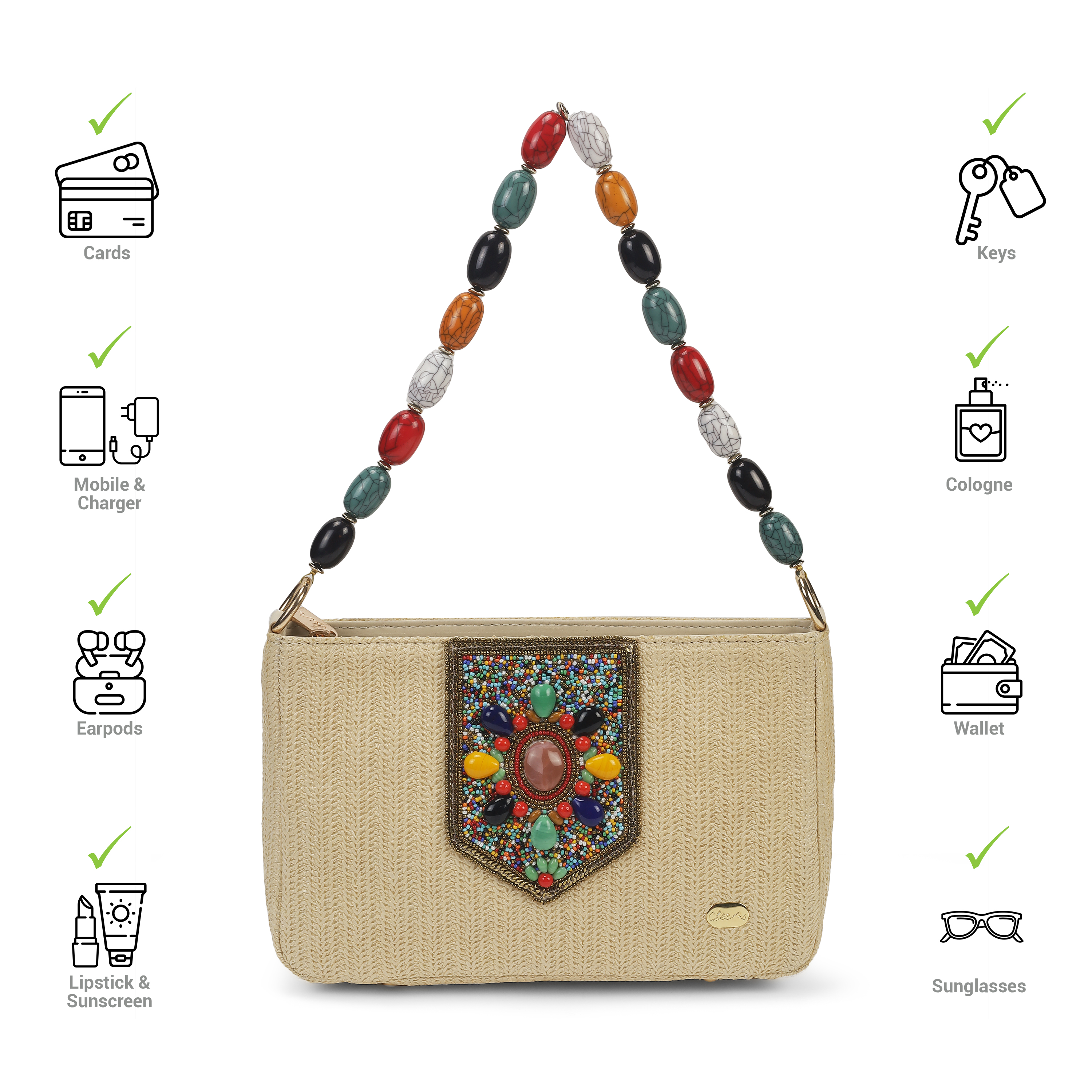 Cheemo Women Off-white Shoulder Bag (SKU: 77-212-66-10)