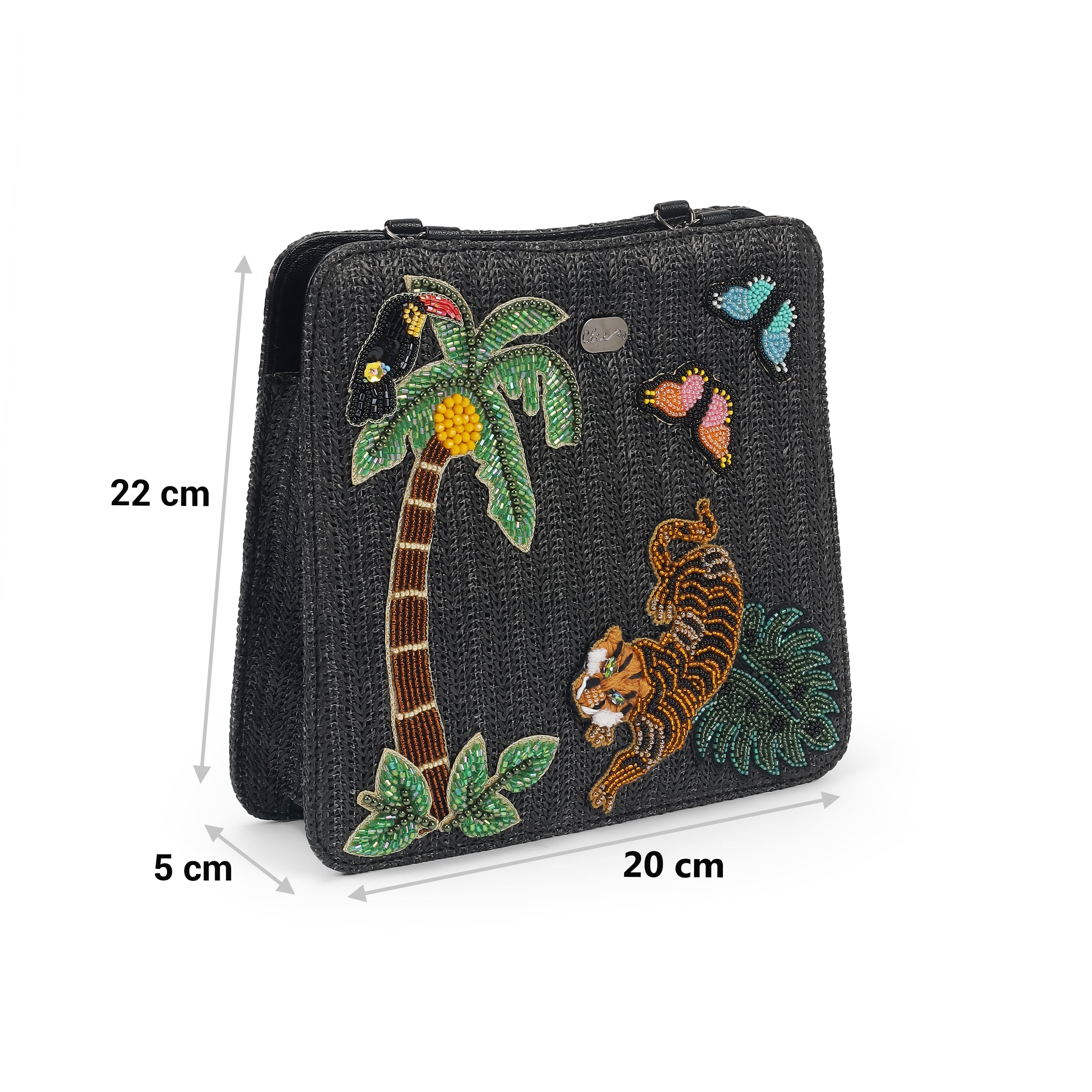 Cheemo Women Black Evening Bag (SKU: 77-213-11-10)