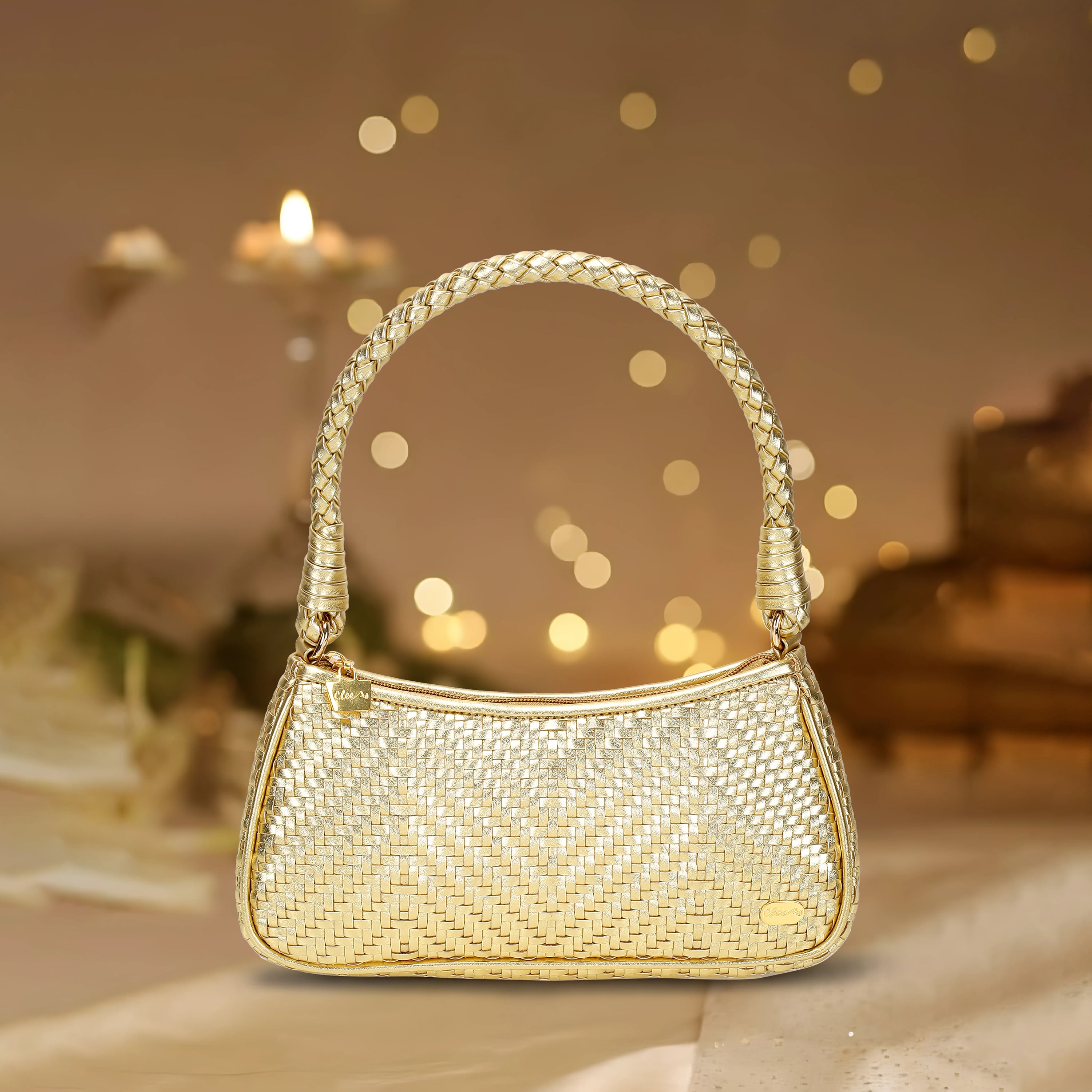 Cheemo Women Gold Evening Bag