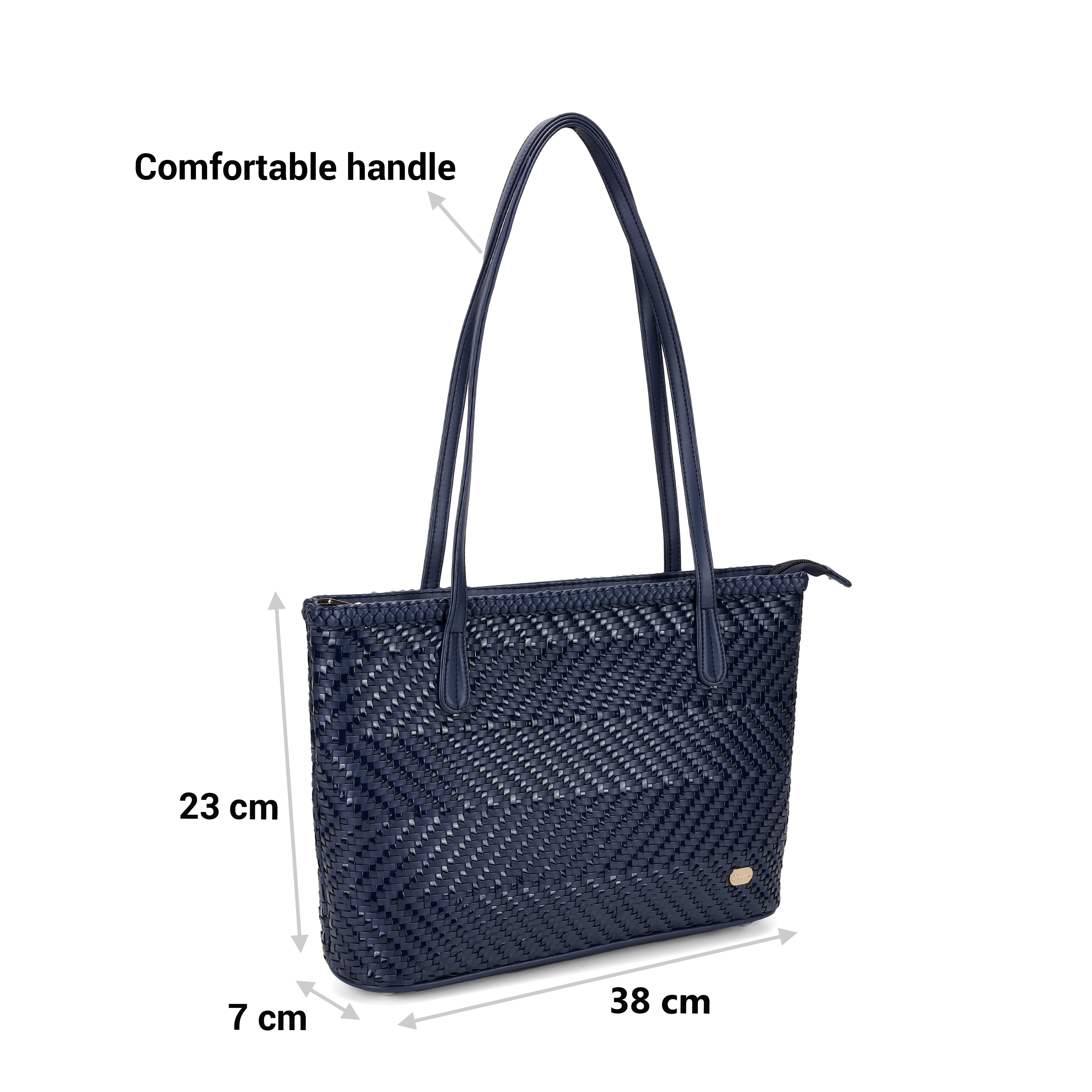 Cheemo Women Blue-navy Tote Bag (SKU: 77-229-17-10) Cheemo Women Blue-navy Tote Bag (SKU: 77-229-17-10)