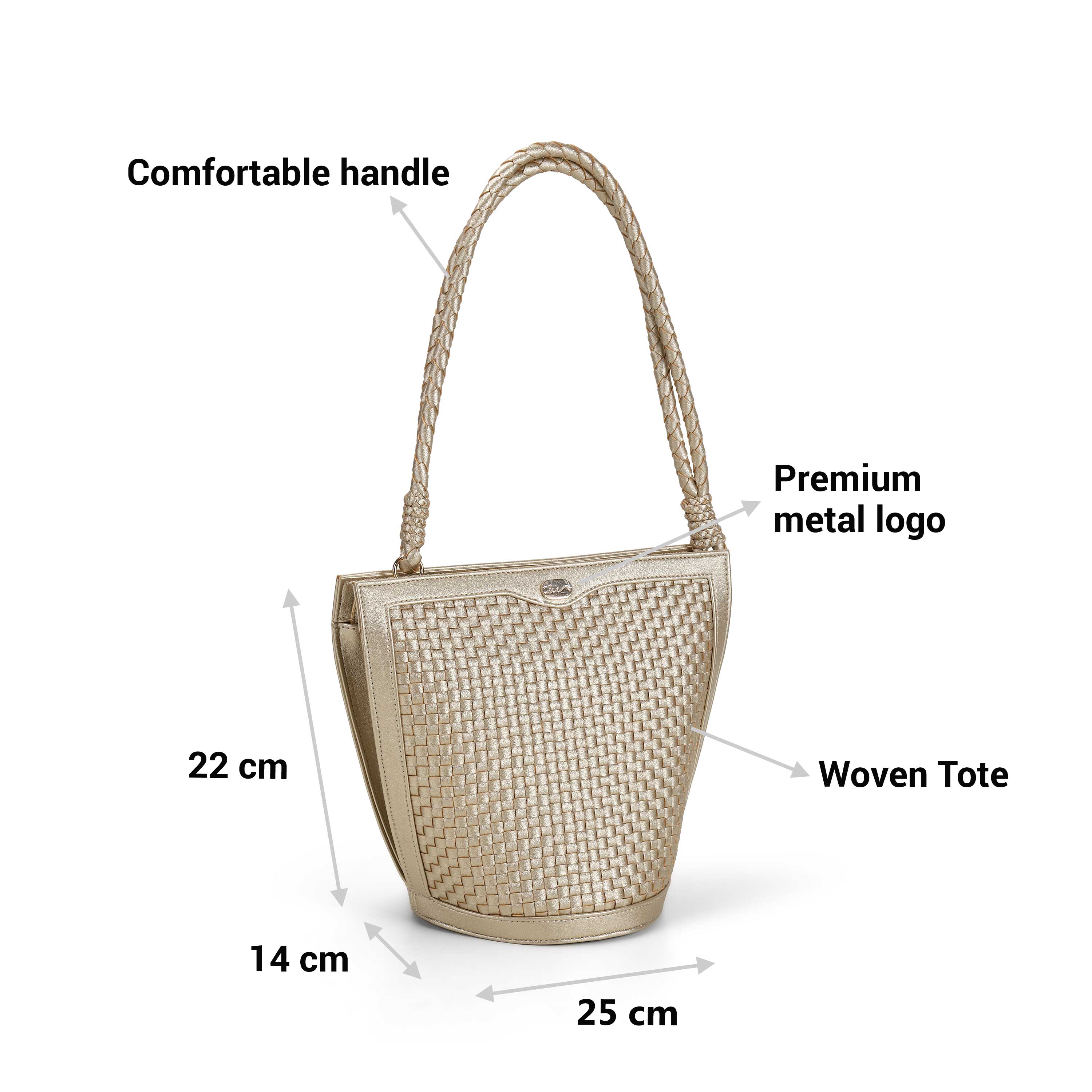 Cheemo Women Gold Evening Bag (SKU: 77-230-15-10)