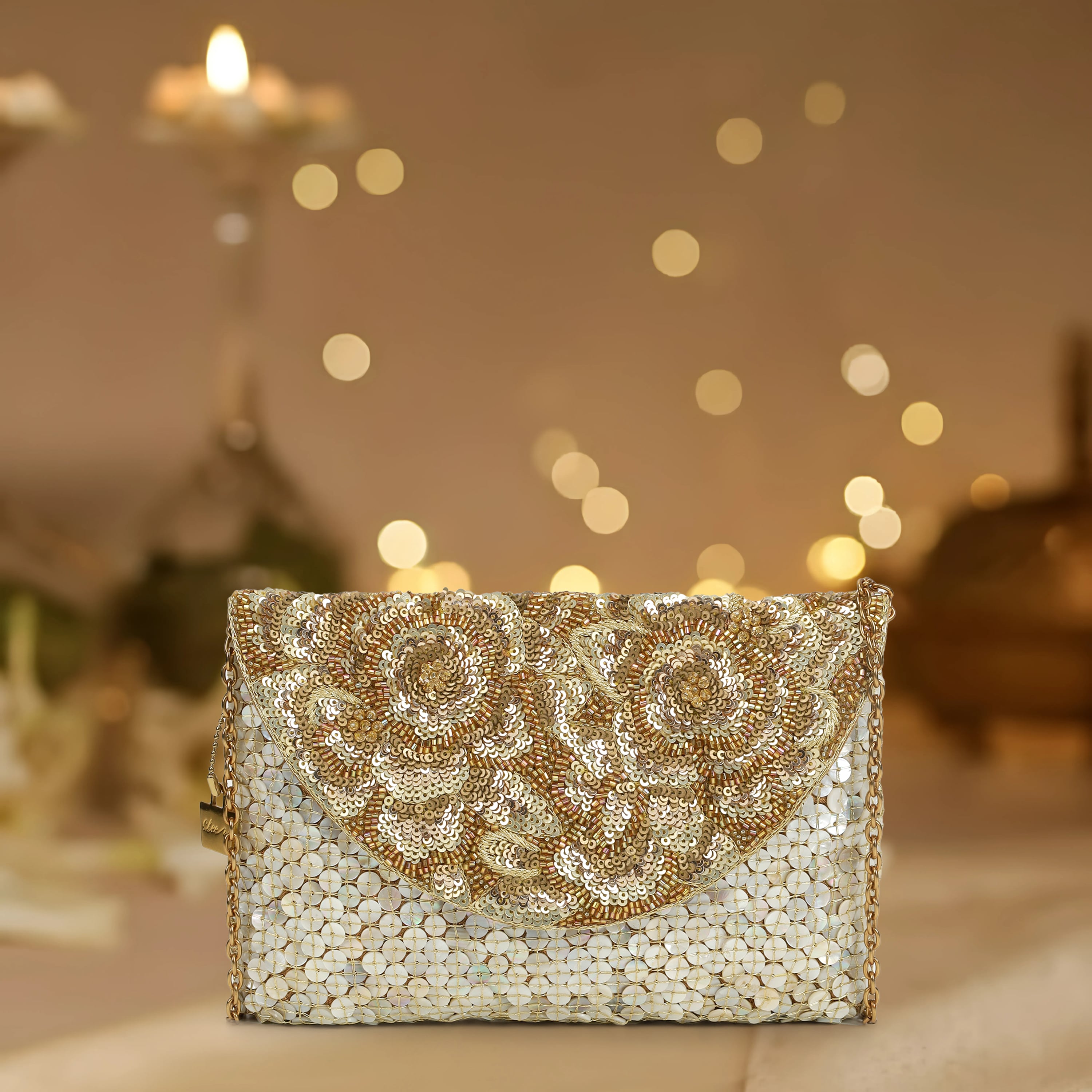 Cheemo Women Gold Evening Bag