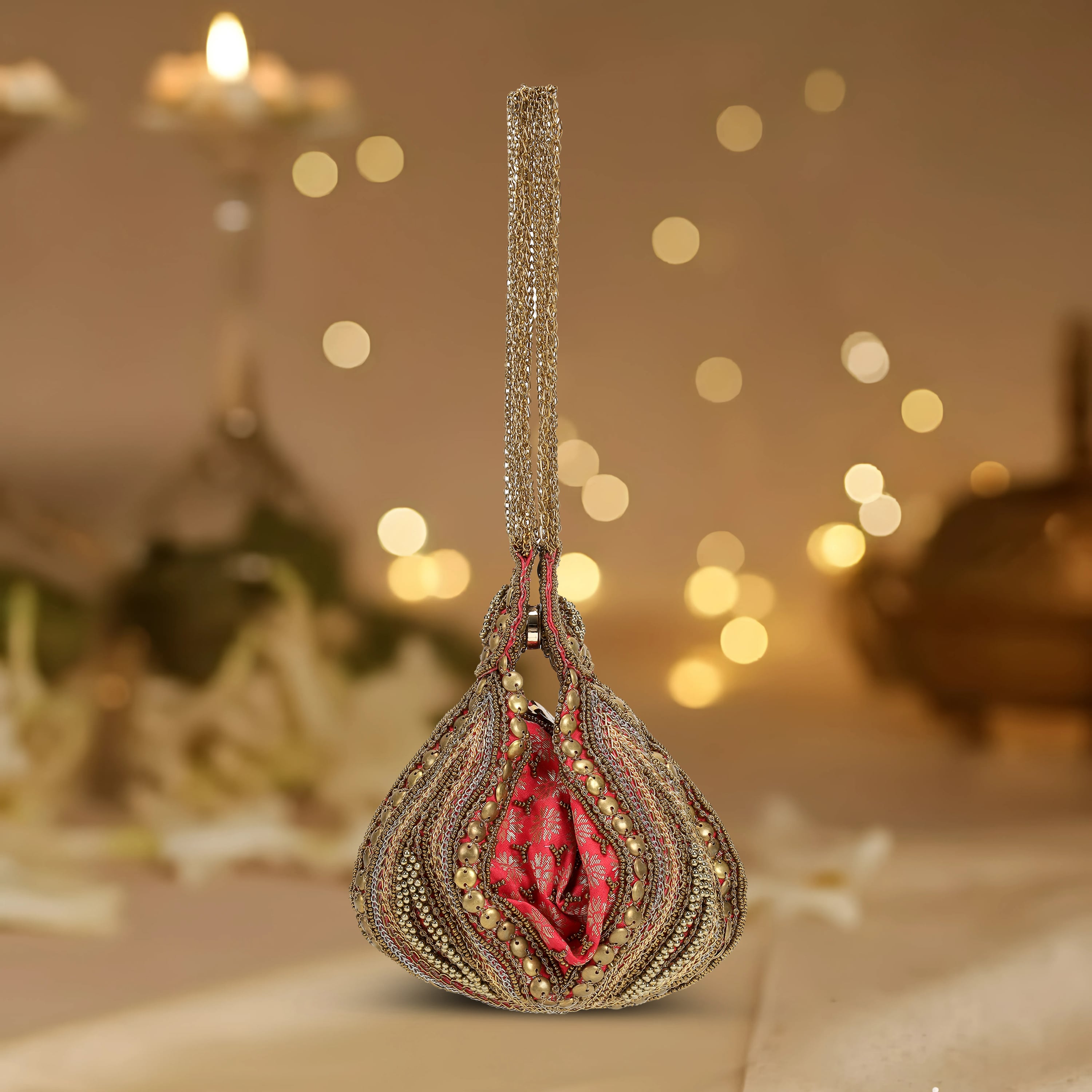 Cheemo Women Red Potlis (SKU: 77-234-18-10)