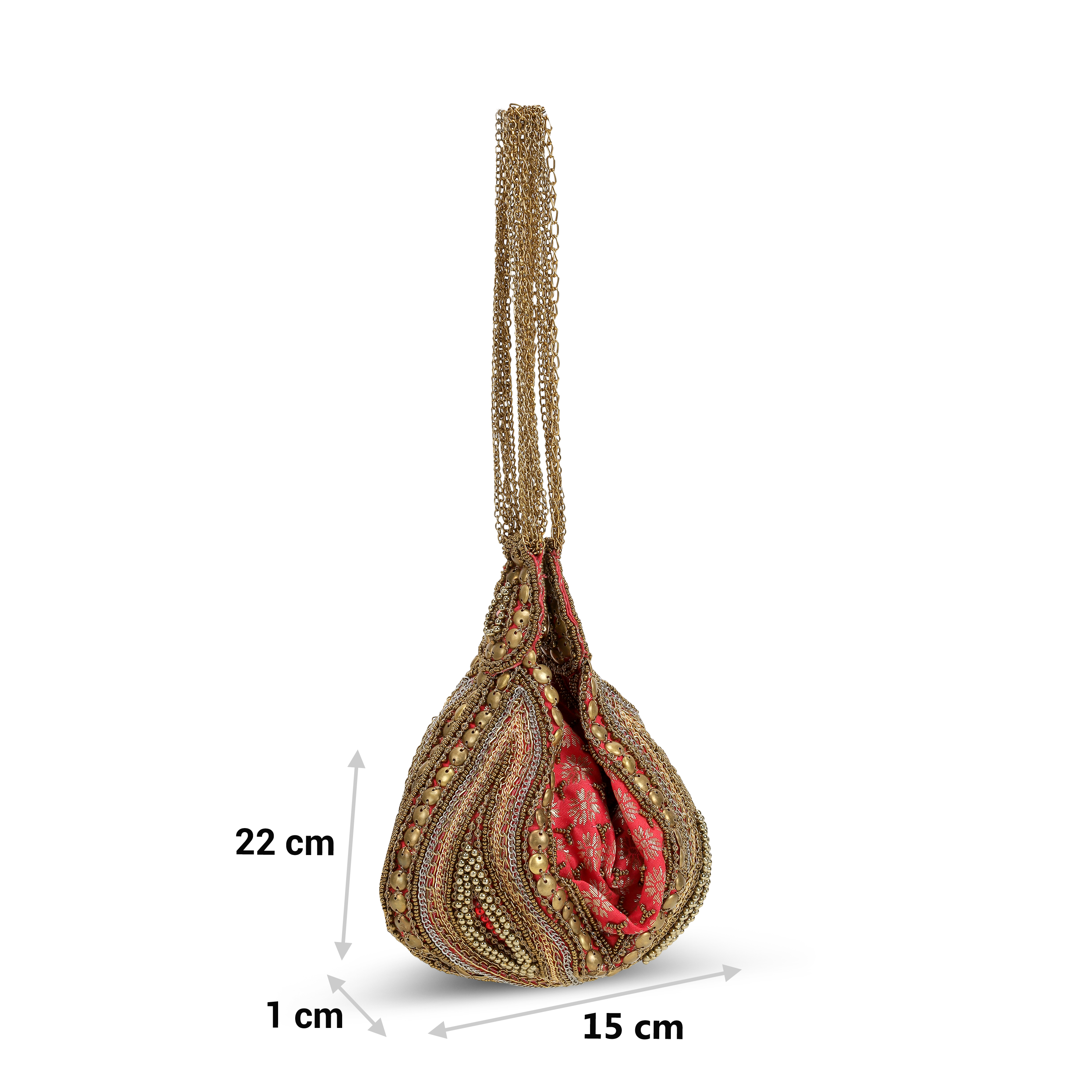 Cheemo Women Red Potlis (SKU: 77-234-18-10)