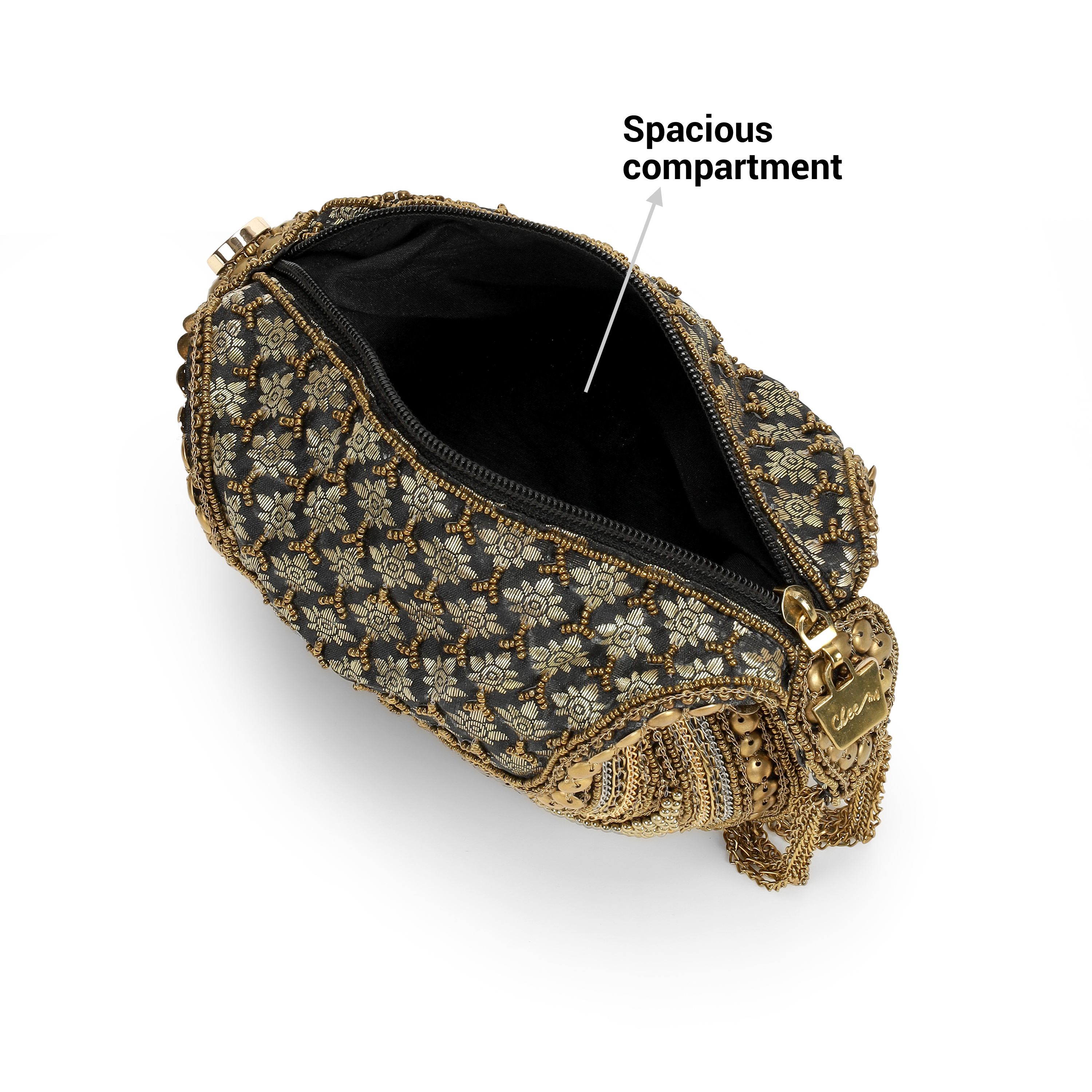 Cheemo Women Black Potlis (SKU: 77-234-11-10)