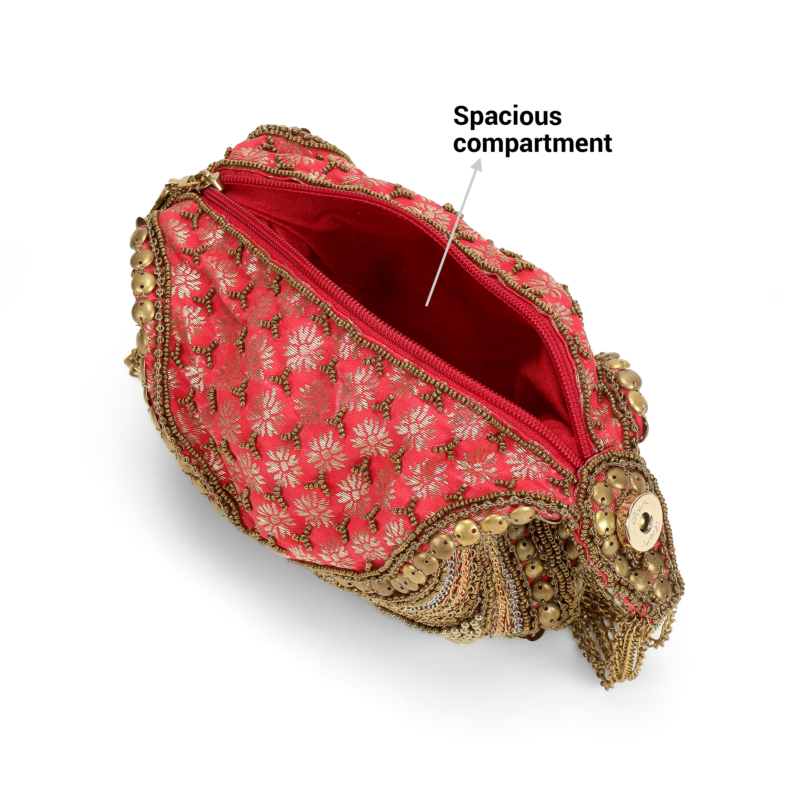 Cheemo Women Red Potlis (SKU: 77-234-18-10)