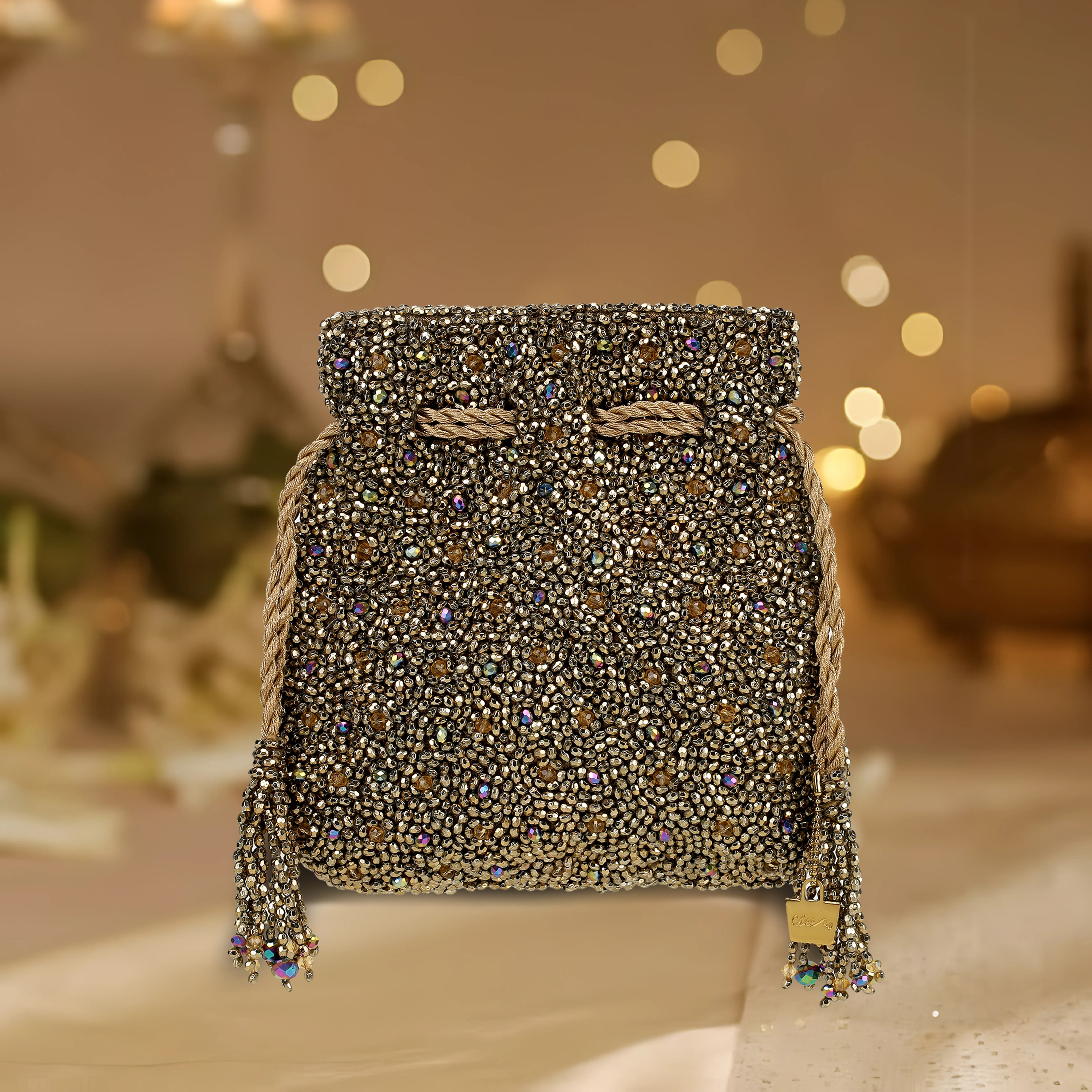 Cheemo Women Gold Potlis (SKU: 77-241-15-10)