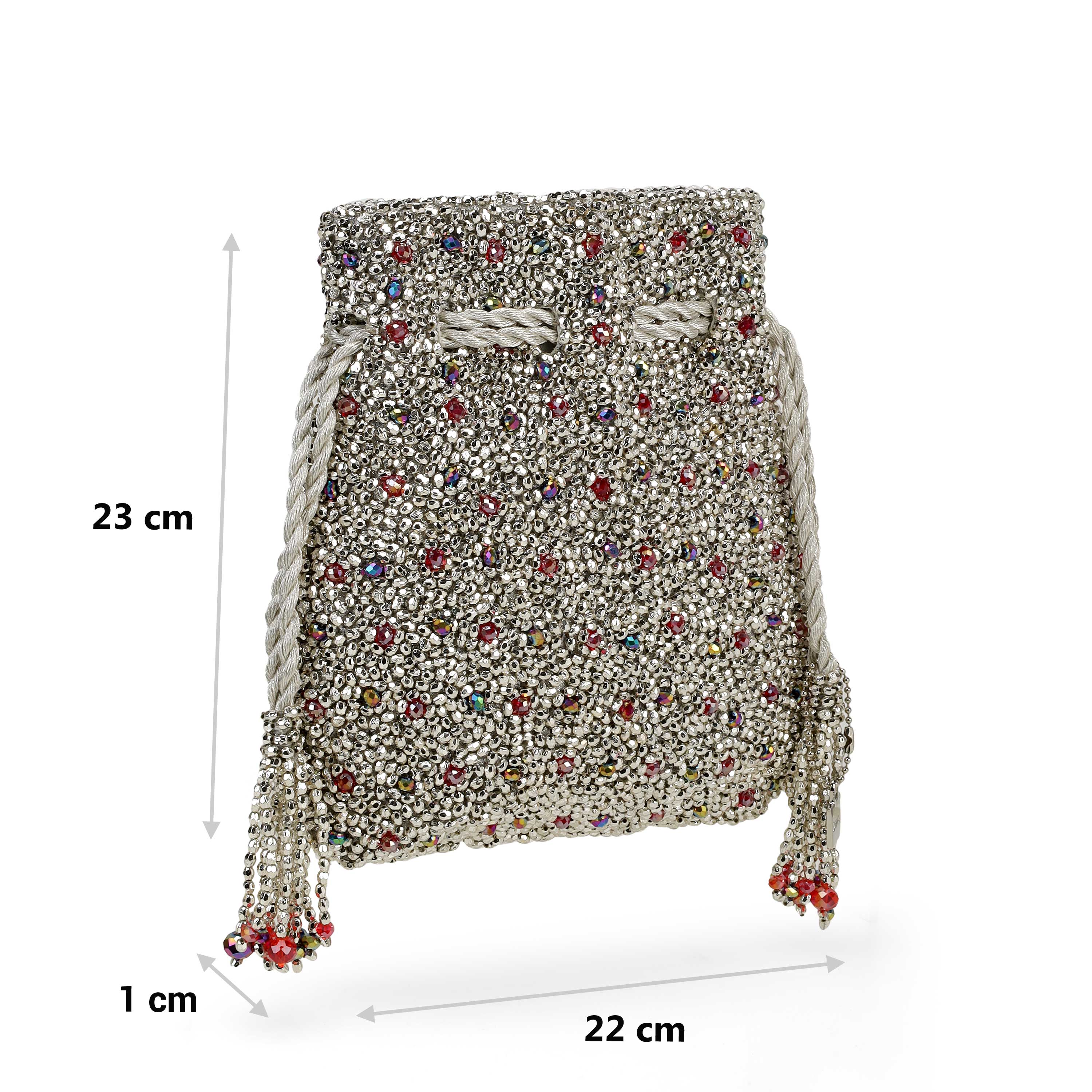 Cheemo Women Silver Potlis (SKU: 77-241-27-10)