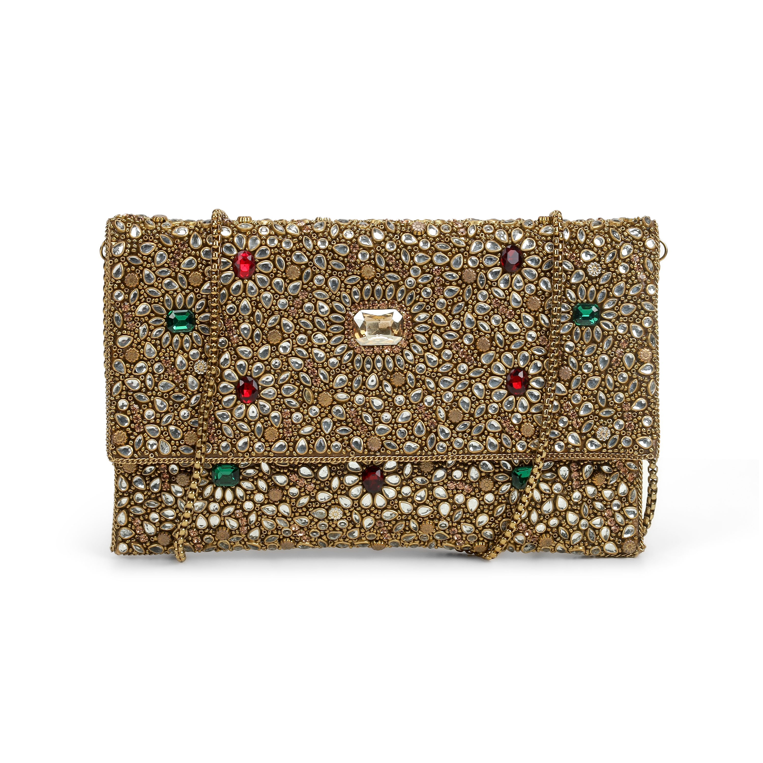 Cheemo Women Gold Clutch (SKU: 77-247-15-10)
