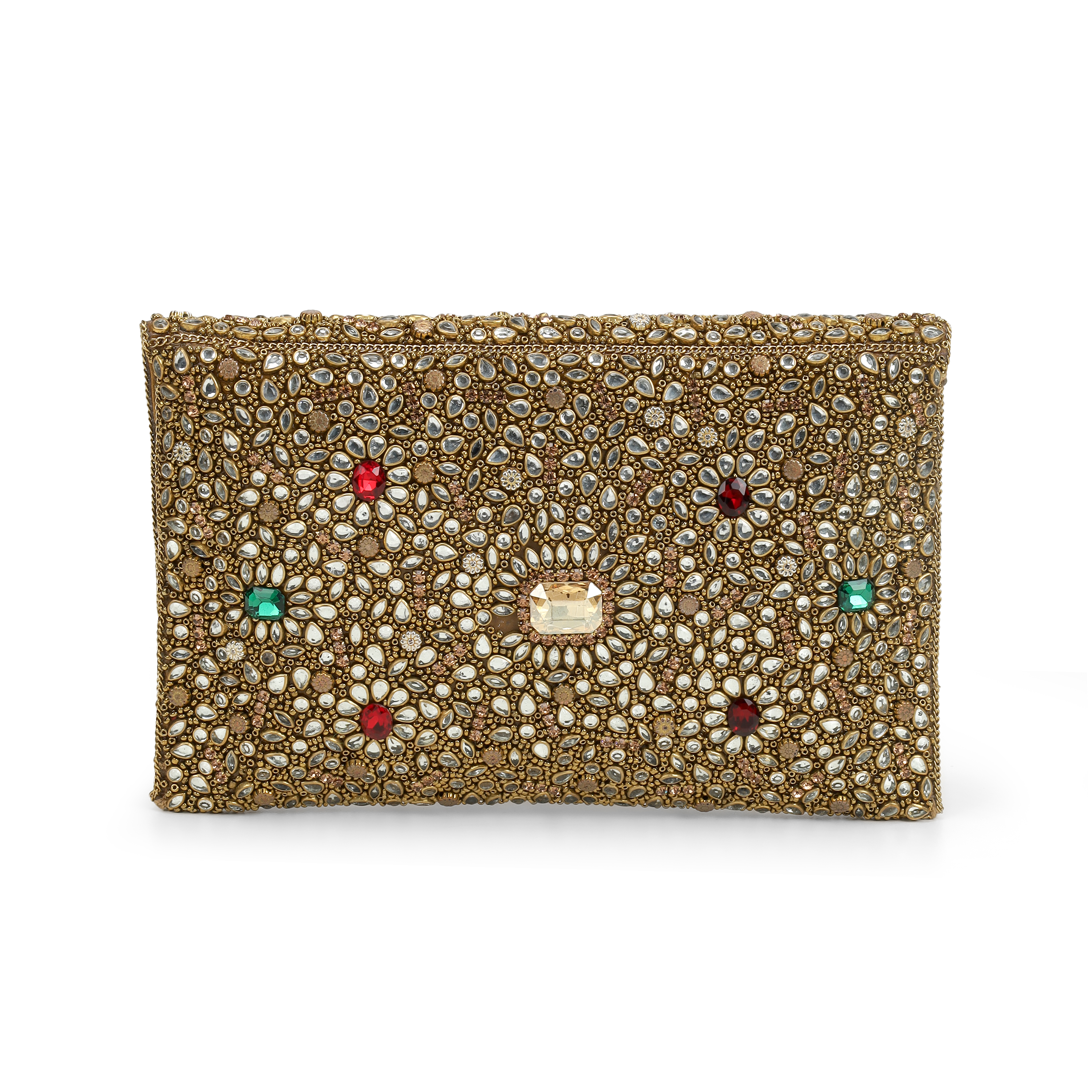 Cheemo Women Gold Clutch (SKU: 77-247-15-10)
