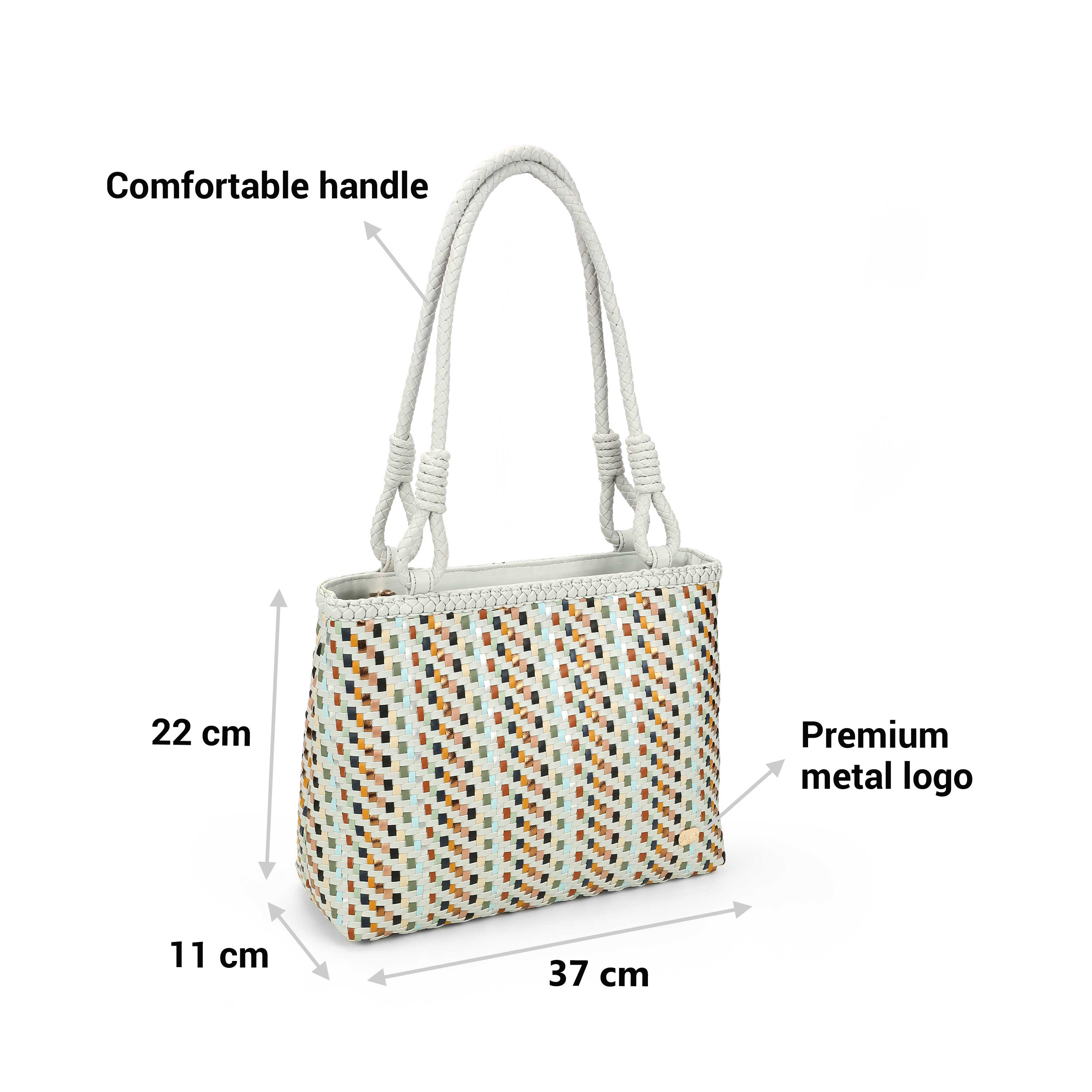 Cheemo Women Grey Shoulder Bag (SKU: 77-249-14-10)