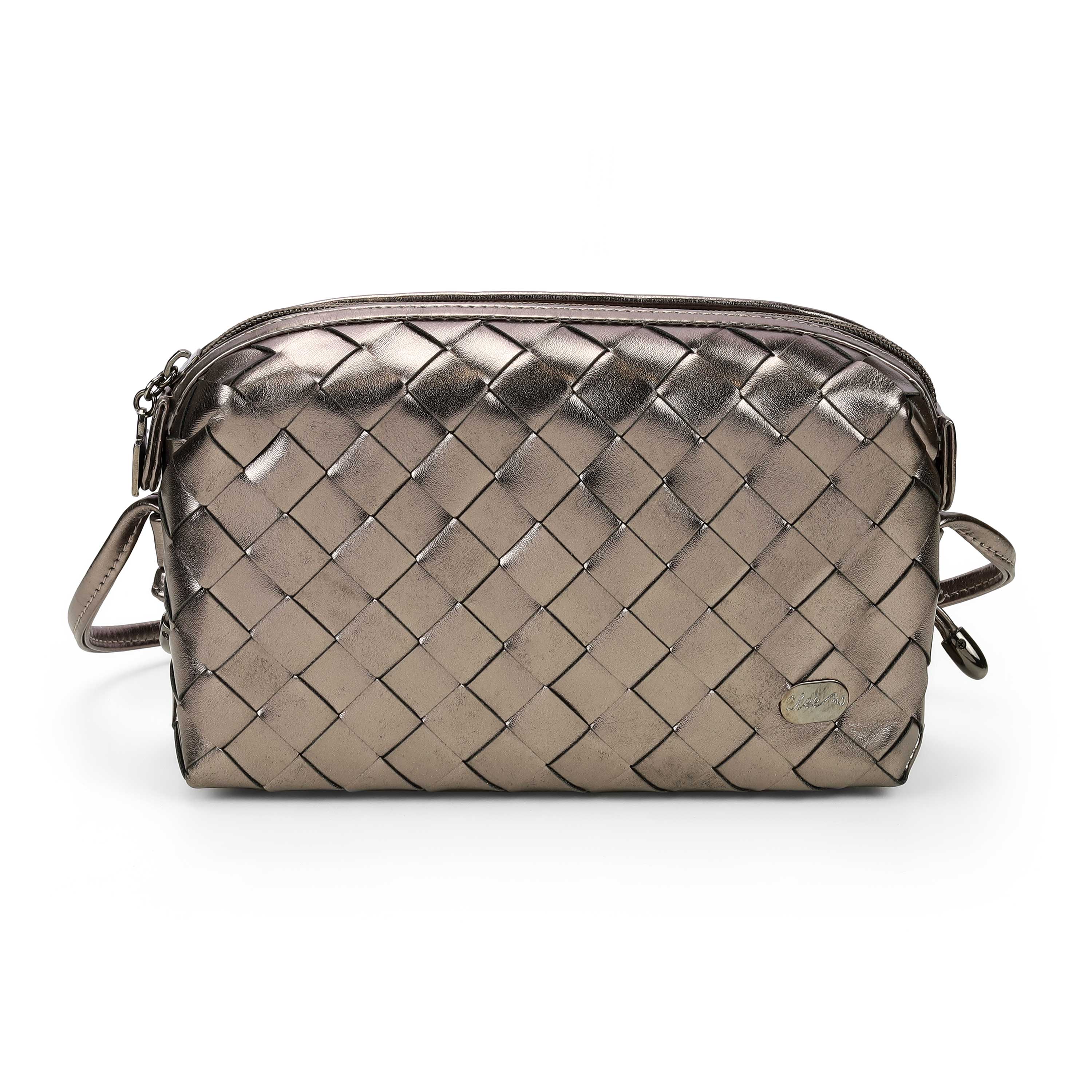 Cheemo Women Gun-metal Wallet (SKU: 77-256-29-10) Cheemo Women Gun-metal Wallet (SKU: 77-256-29-10)
