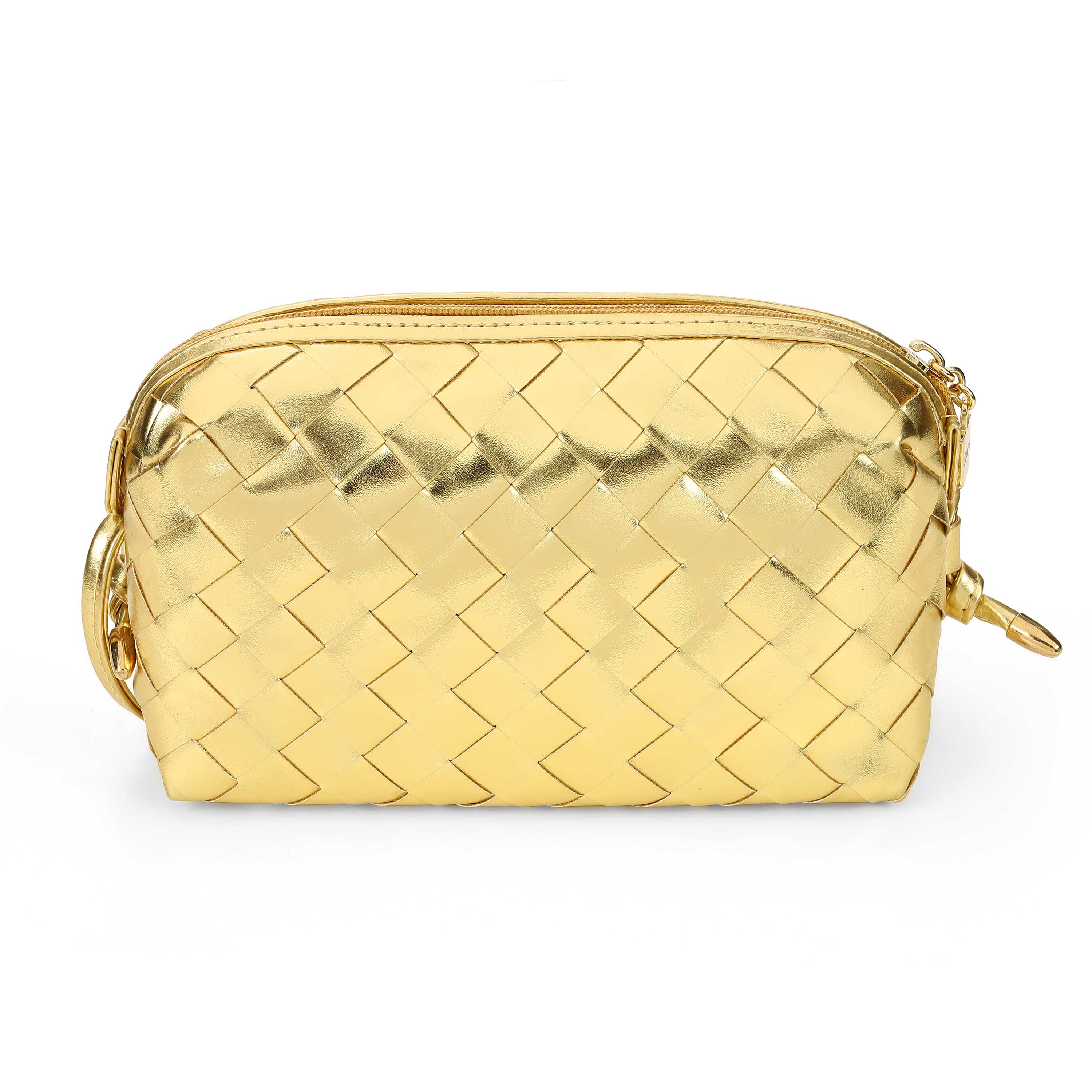Cheemo Women Gold Wallet (SKU: 77-256-15-10) Cheemo Women Gold Wallet (SKU: 77-256-15-10)