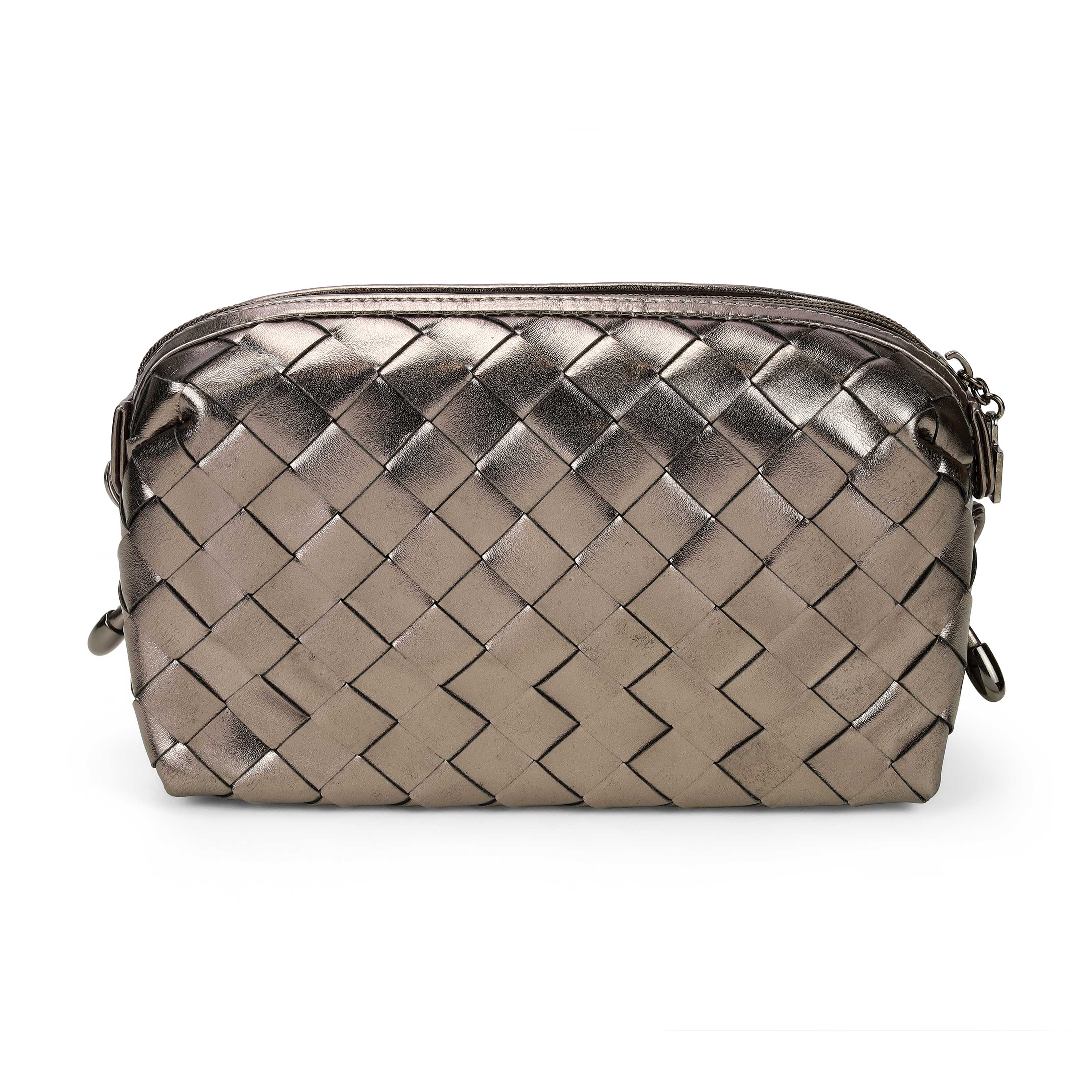 Cheemo Women Gun-metal Wallet (SKU: 77-256-29-10) Cheemo Women Gun-metal Wallet (SKU: 77-256-29-10)