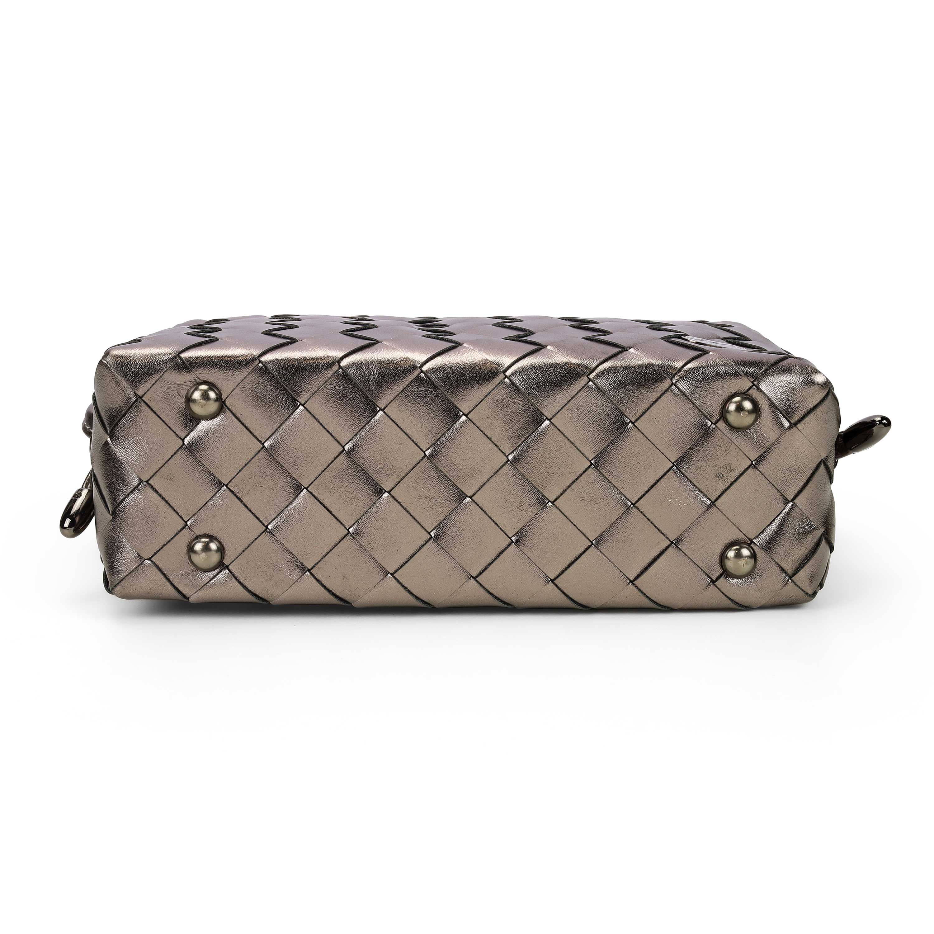 Cheemo Women Gun-metal Wallet (SKU: 77-256-29-10) Cheemo Women Gun-metal Wallet (SKU: 77-256-29-10)