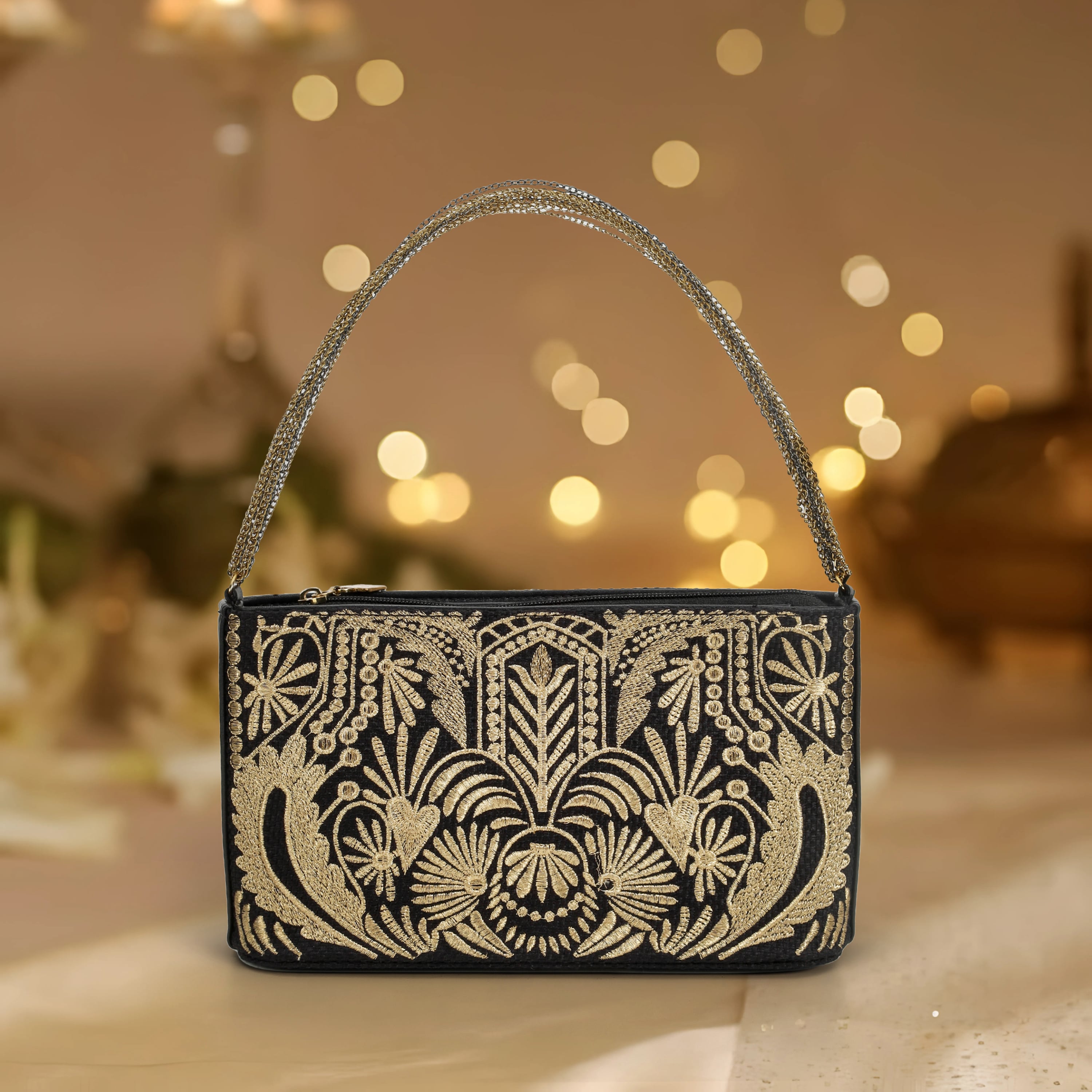 Cheemo Women Gold Evening Bag