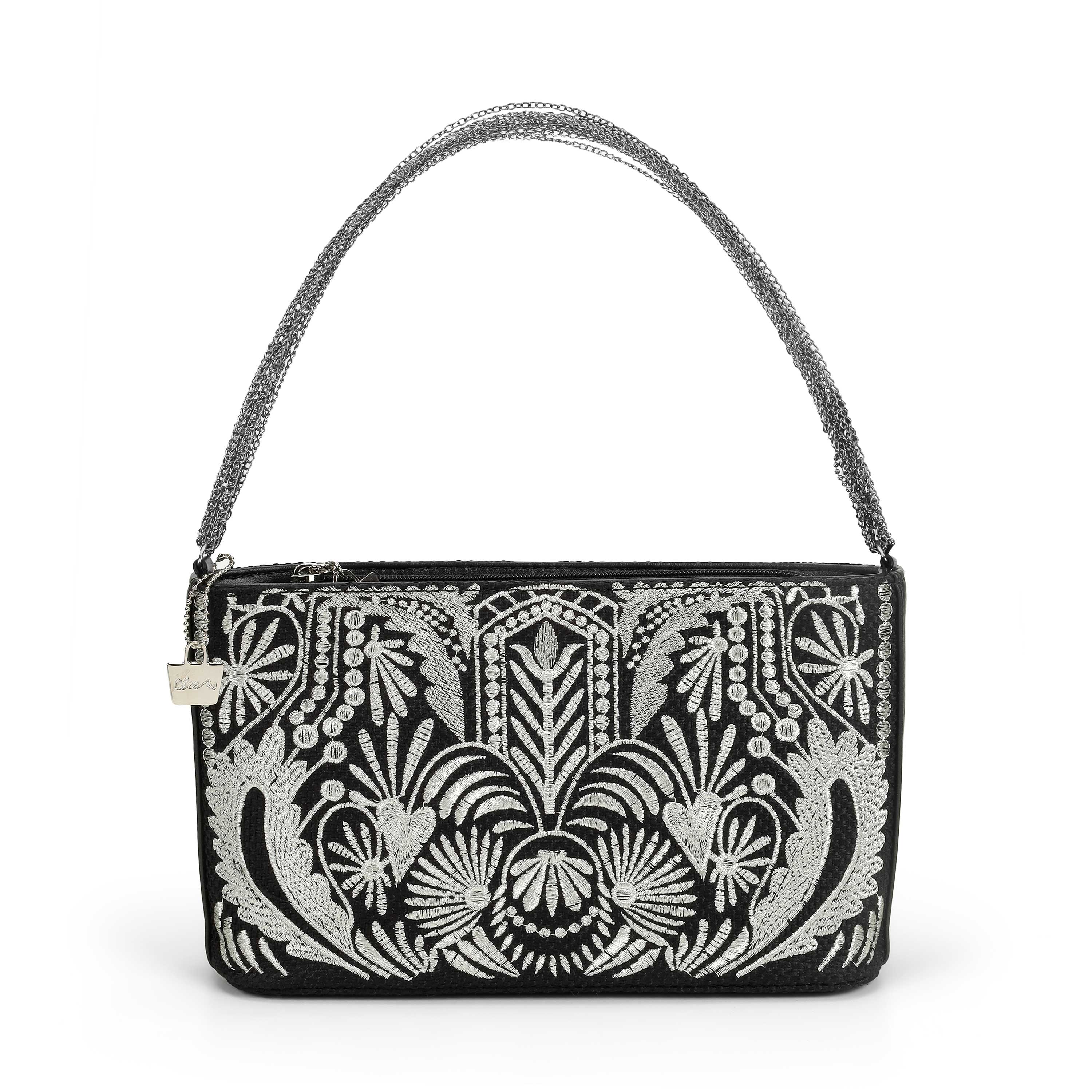 Cheemo Women Silver Evening Bag (SKU: 77-257-27-10)