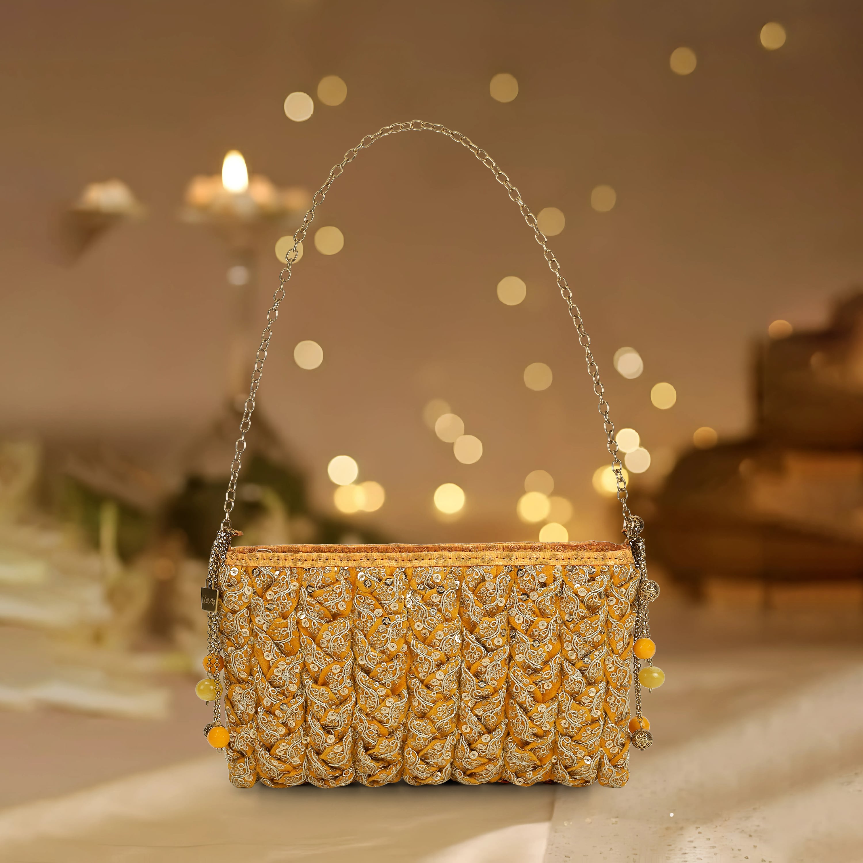Cheemo Women Yellow Evening Bag