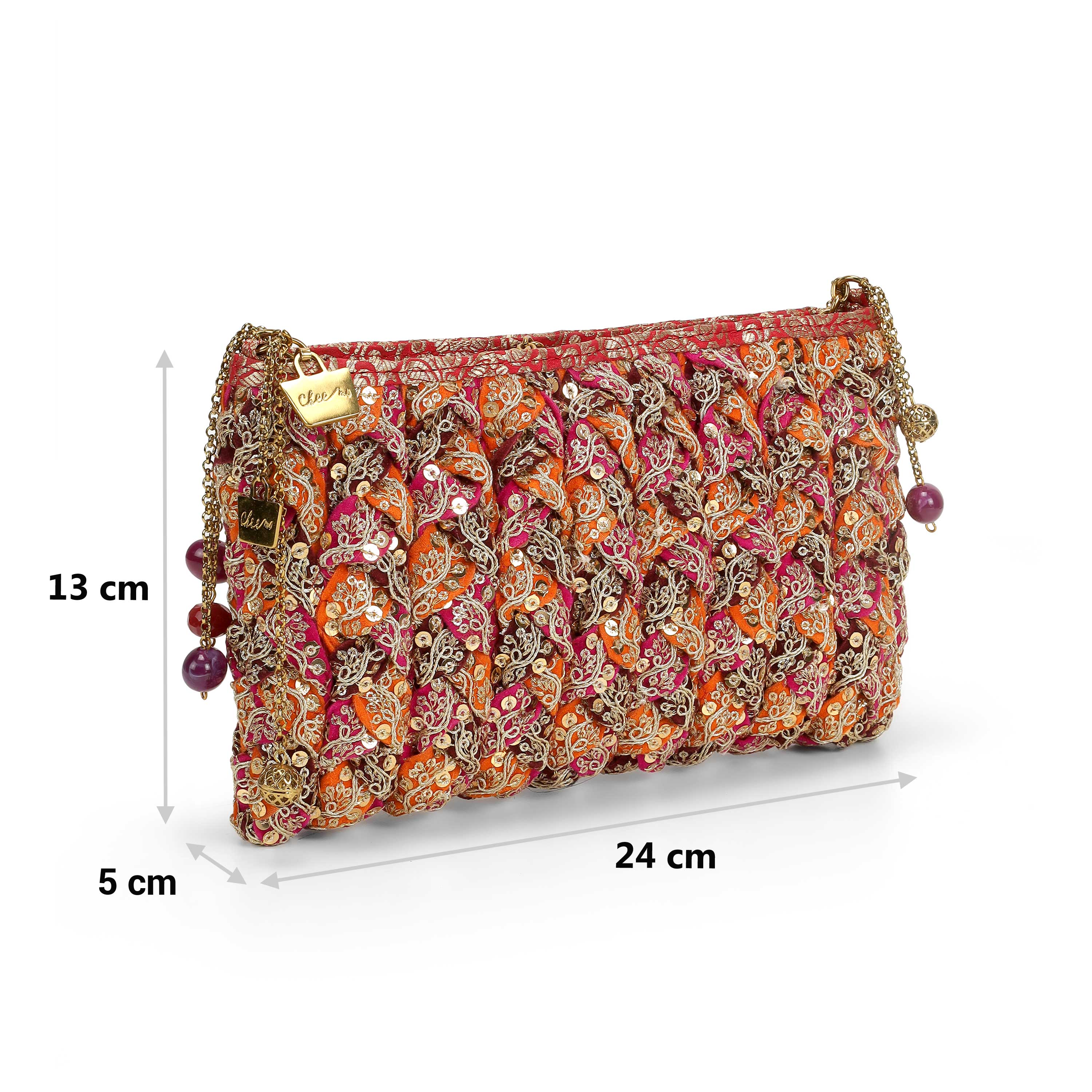 Cheemo Women Rani-pink Evening Bag (SKU: 77-259-48-10)