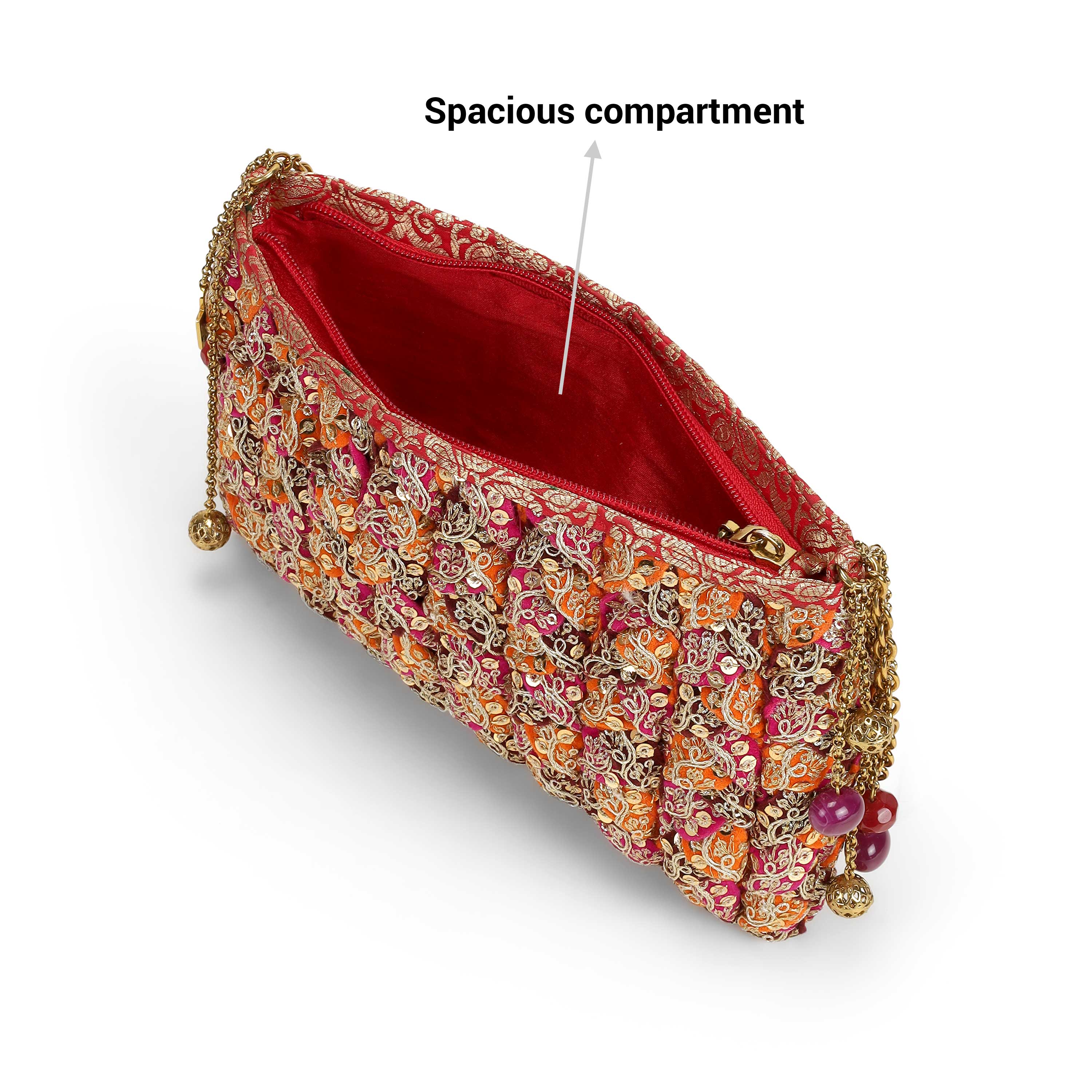 Cheemo Women Rani-pink Evening Bag (SKU: 77-259-48-10)