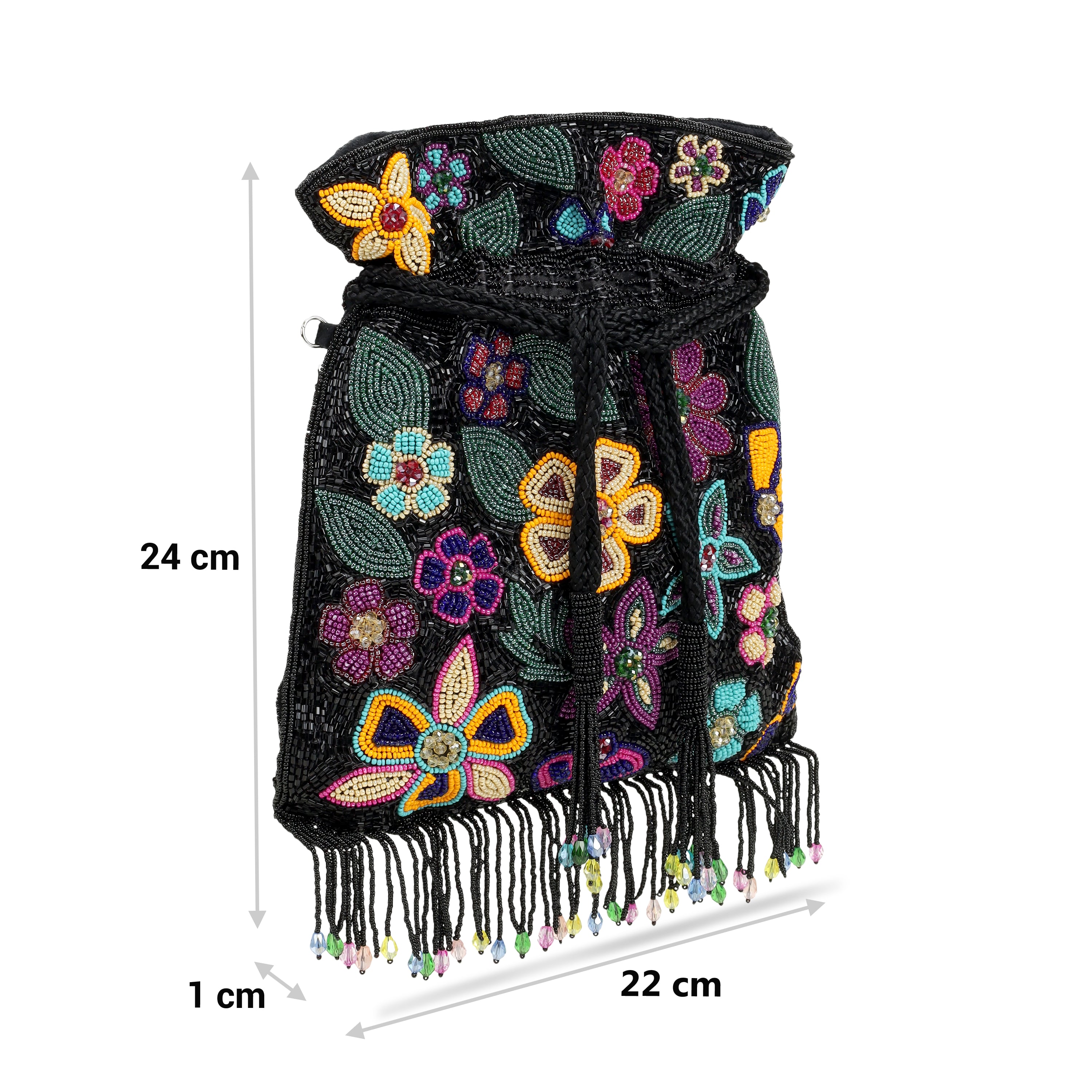 Cheemo Women Black Potlis (SKU: 77-261-11-10)